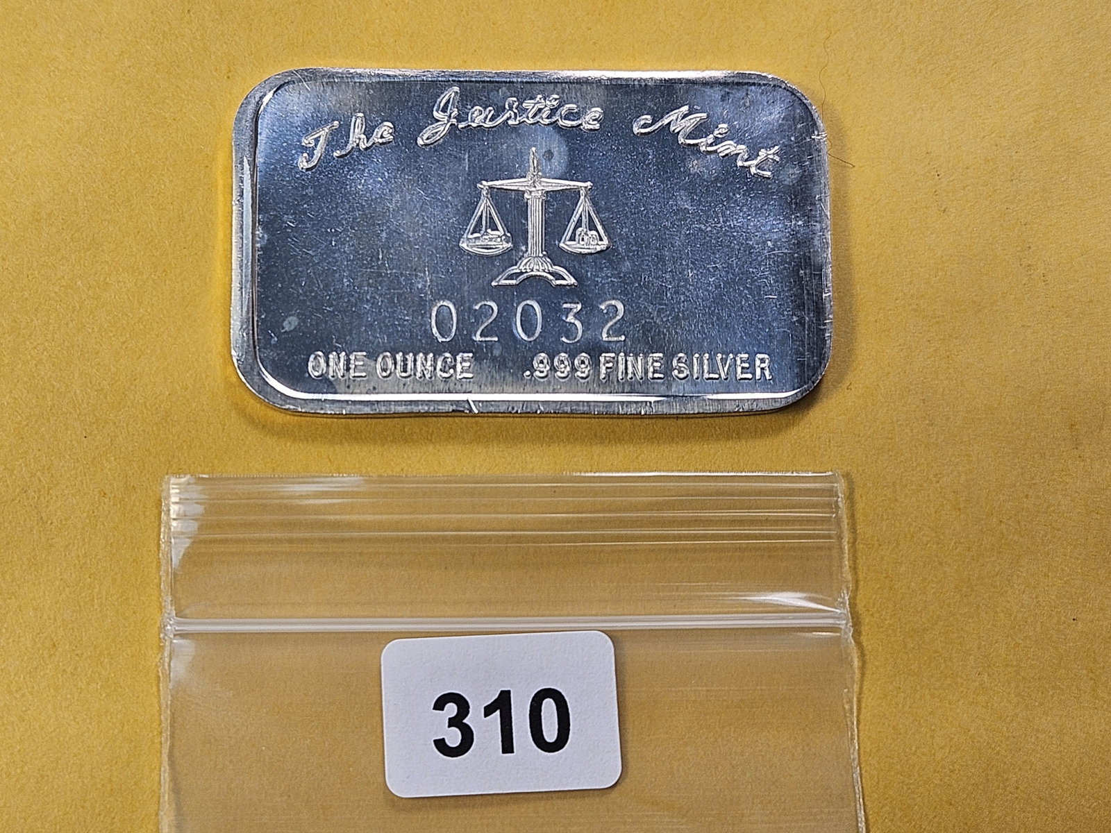 One Troy Ounce .999 Fine Silver Bar - 2