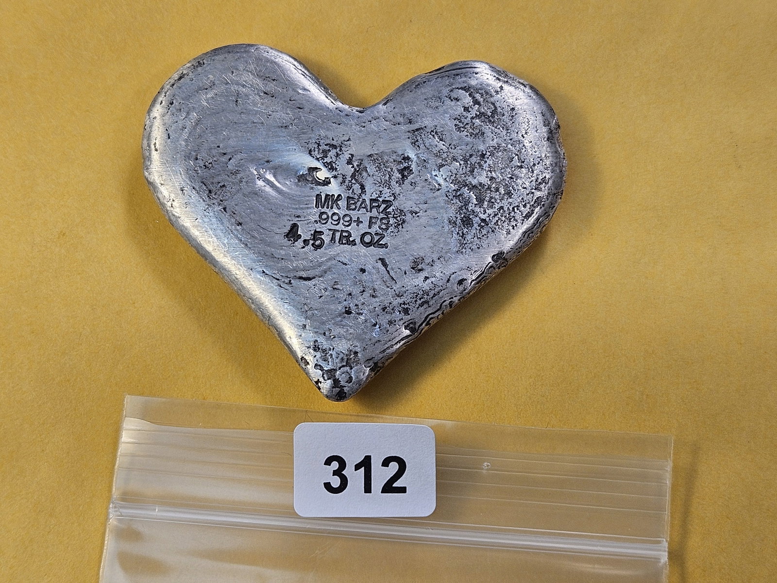 Four and a Half Troy Ounce .999 Fine Silver Bar - 3