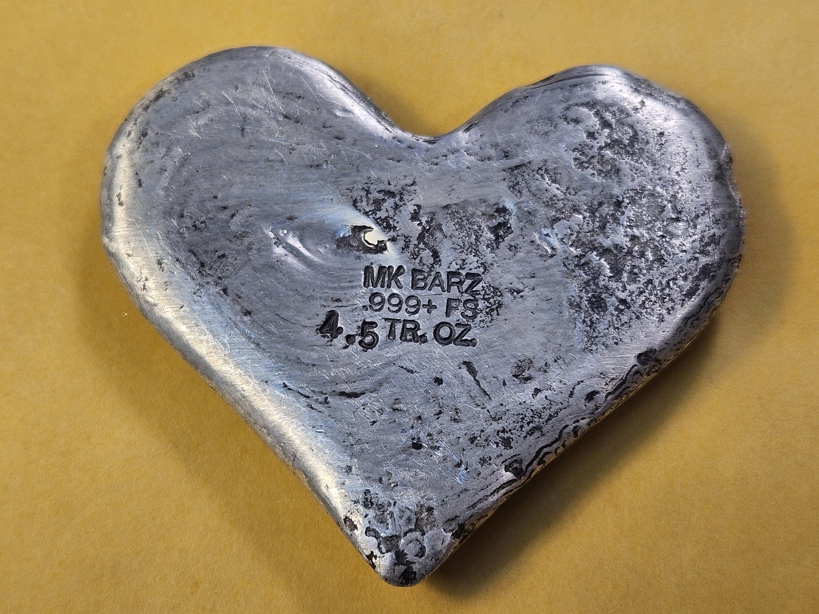 Four and a Half Troy Ounce .999 Fine Silver Bar - 4