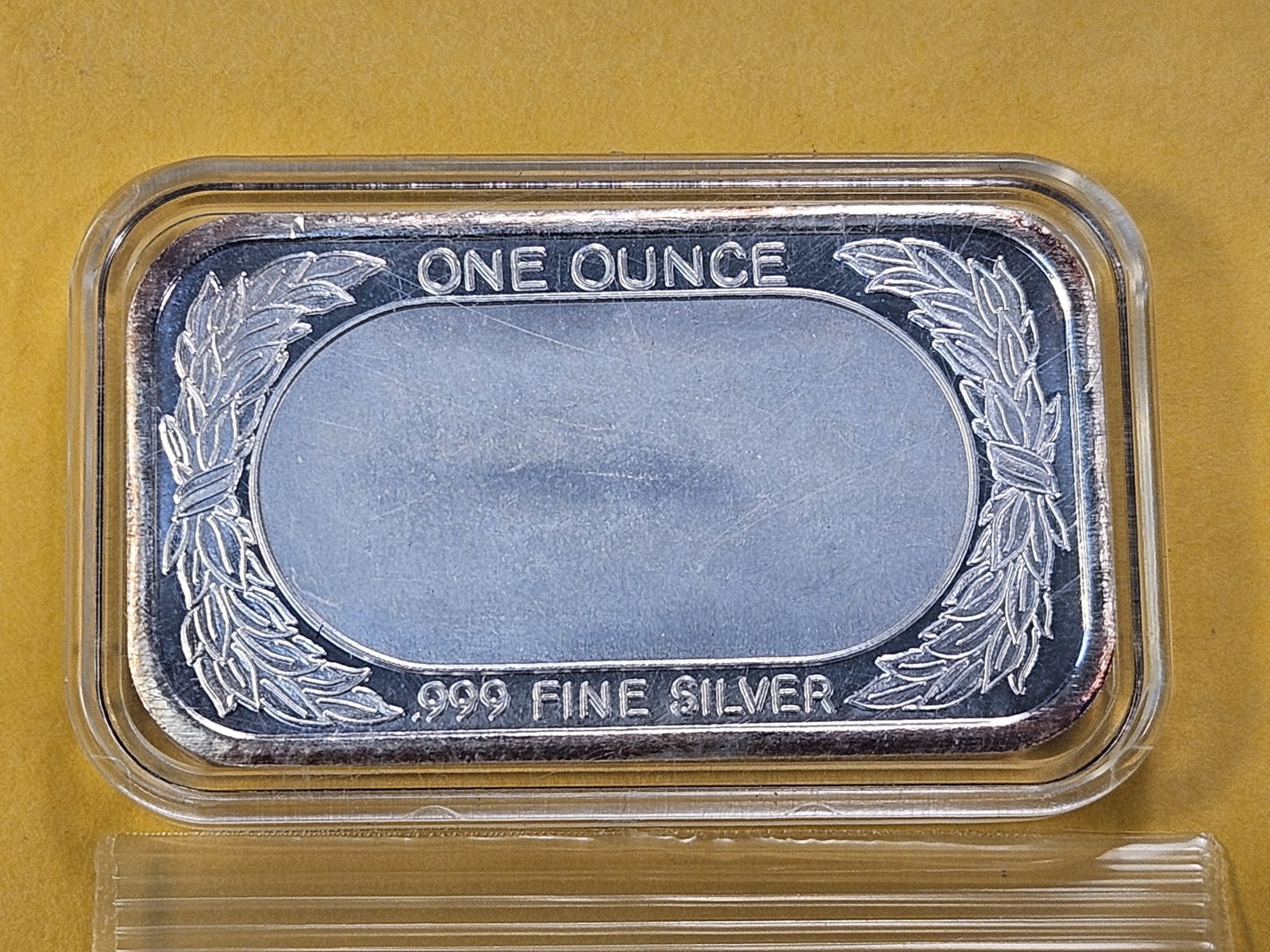One Troy Ounce .999 Fine Silver Bar (1 of 4)