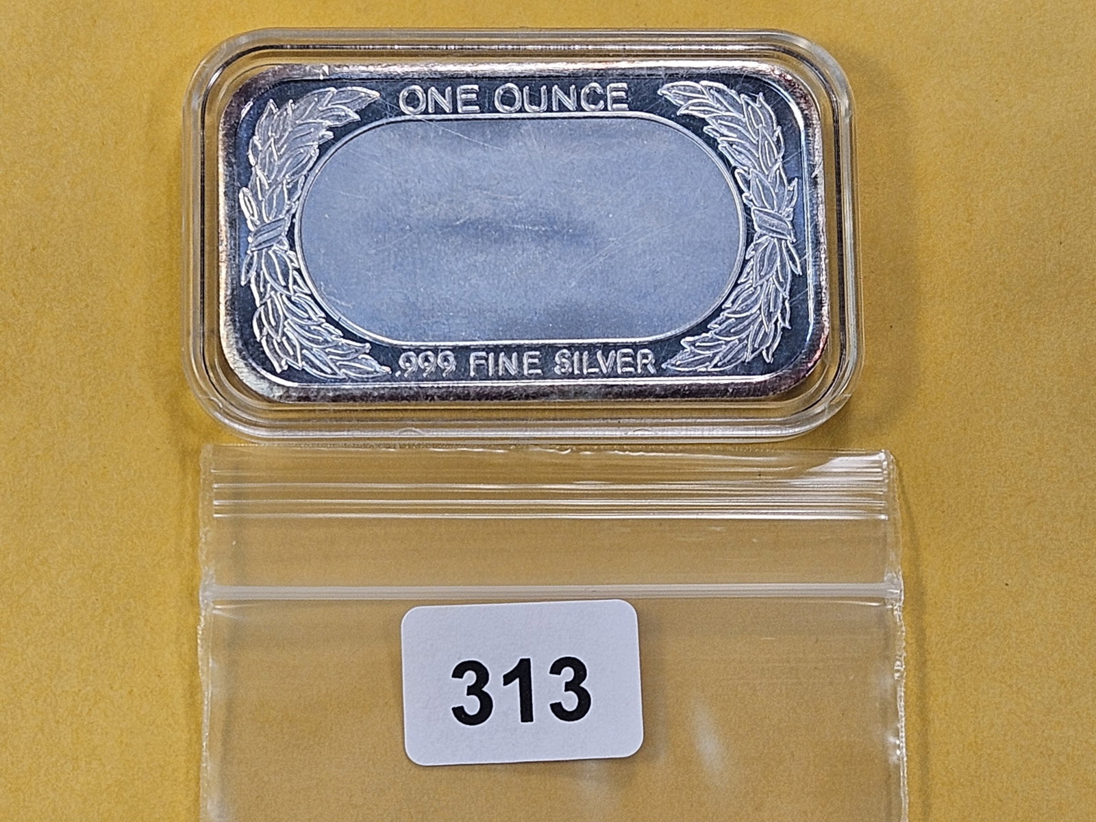 One Troy Ounce .999 Fine Silver Bar - 2