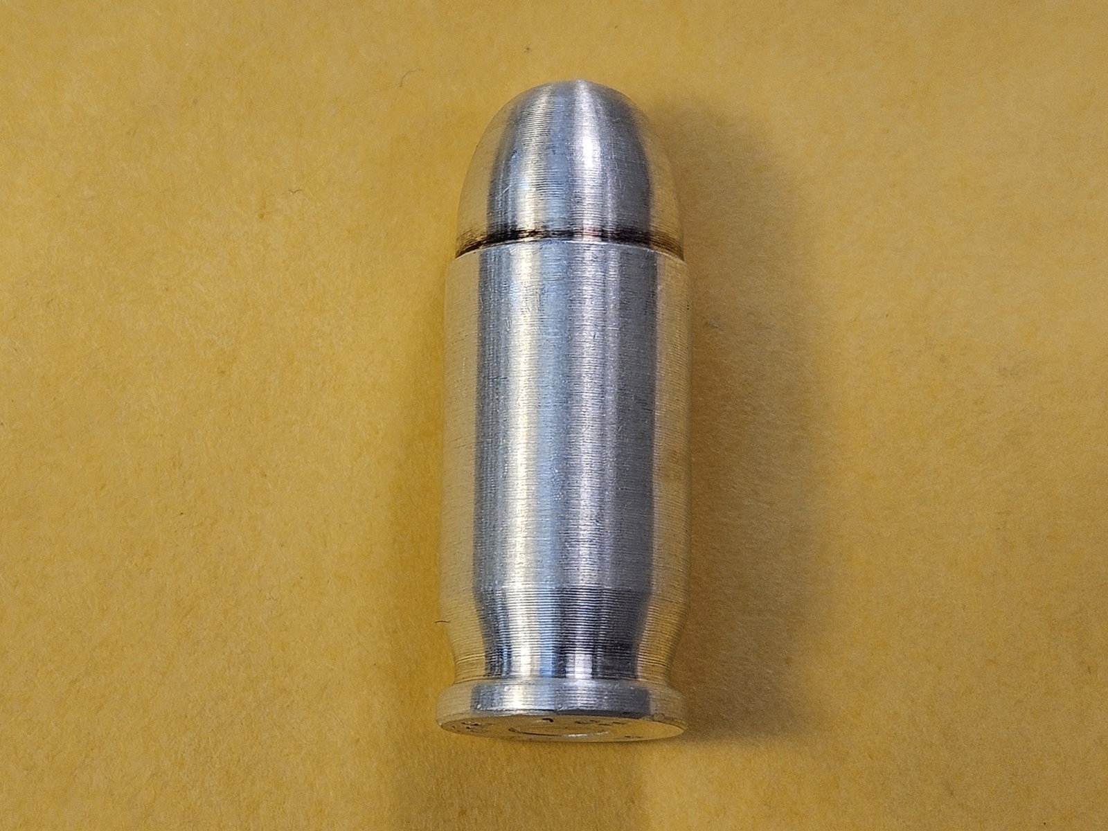 One Troy Ounce .999 Fine Silver Bullet: Silver Bullet! Looks like .45