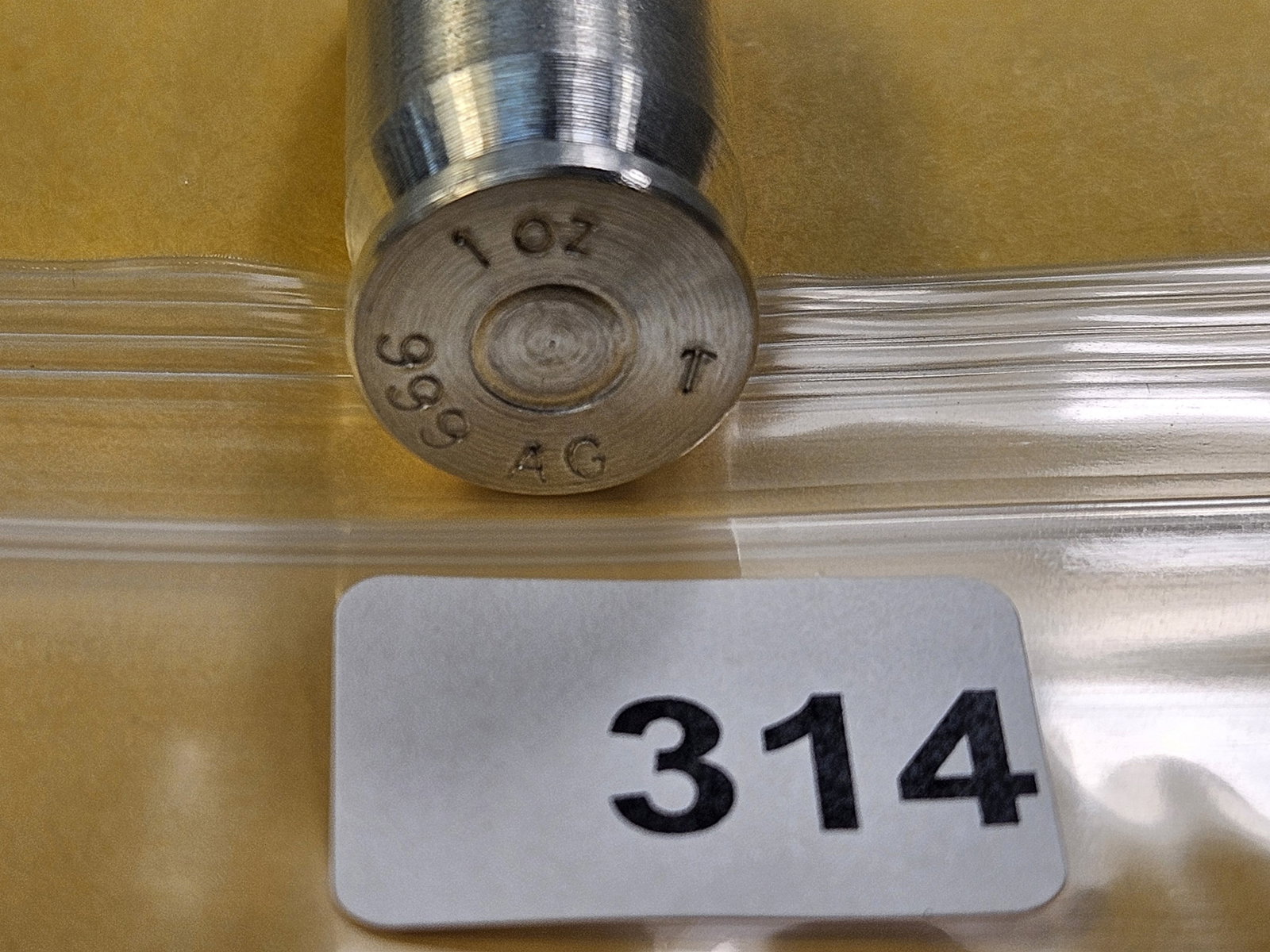 One Troy Ounce .999 Fine Silver Bullet - 3