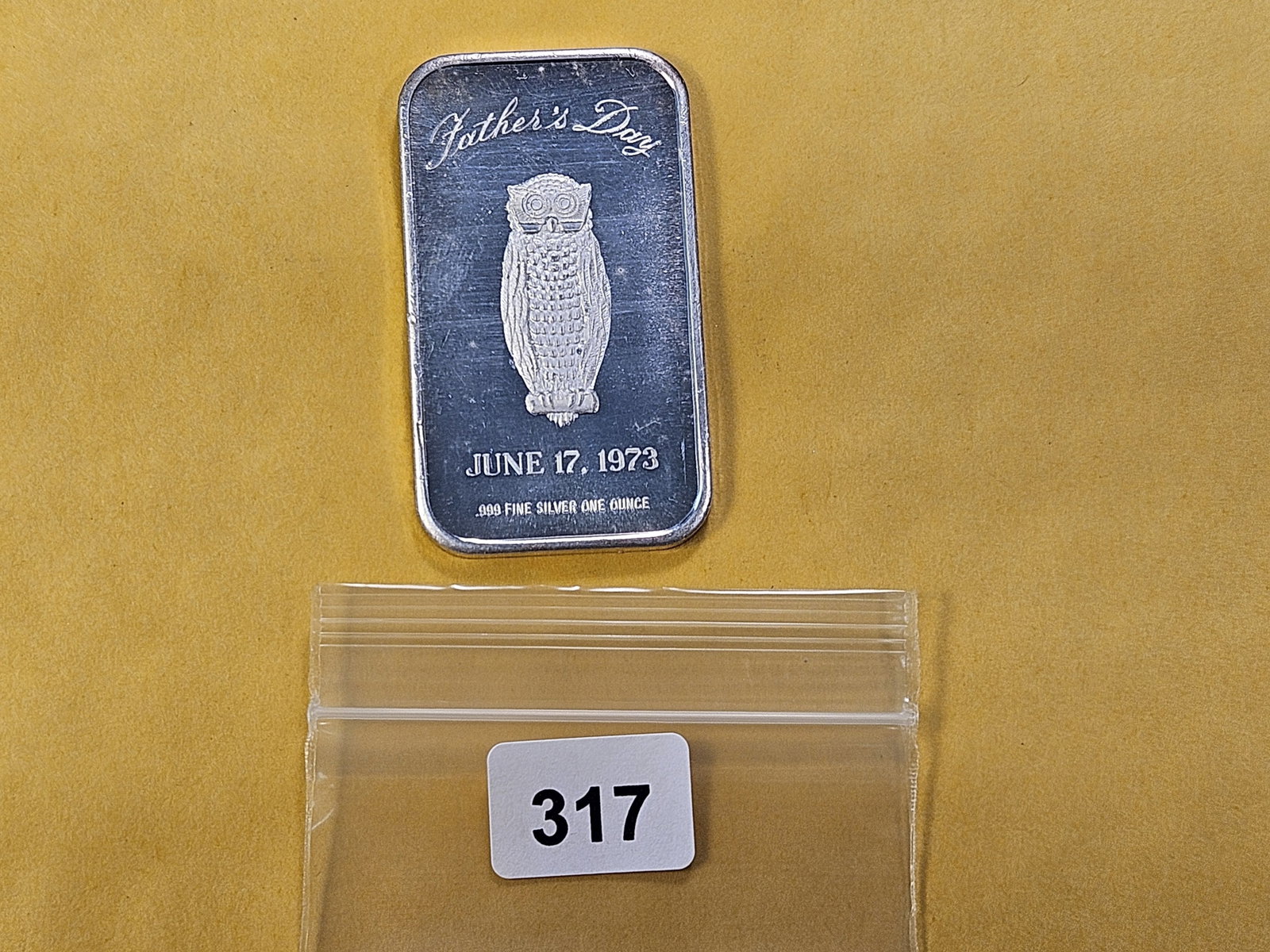 One Troy Ounce .999 Fine Silver Bar - 2