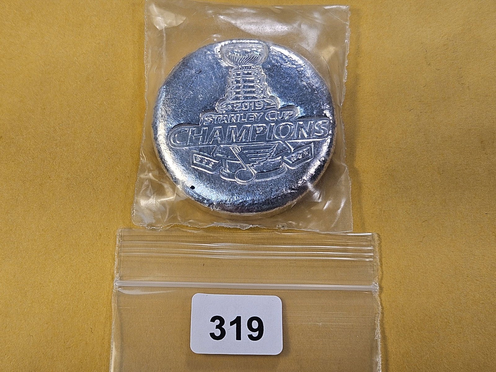 GO BLUES! Three Troy Ounce .999 Fine Silver Sports Round - 2