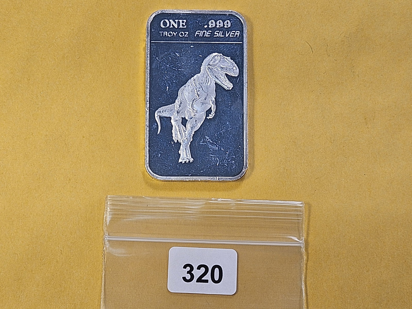 One Troy Ounce .999 Fine Silver Bar - 2