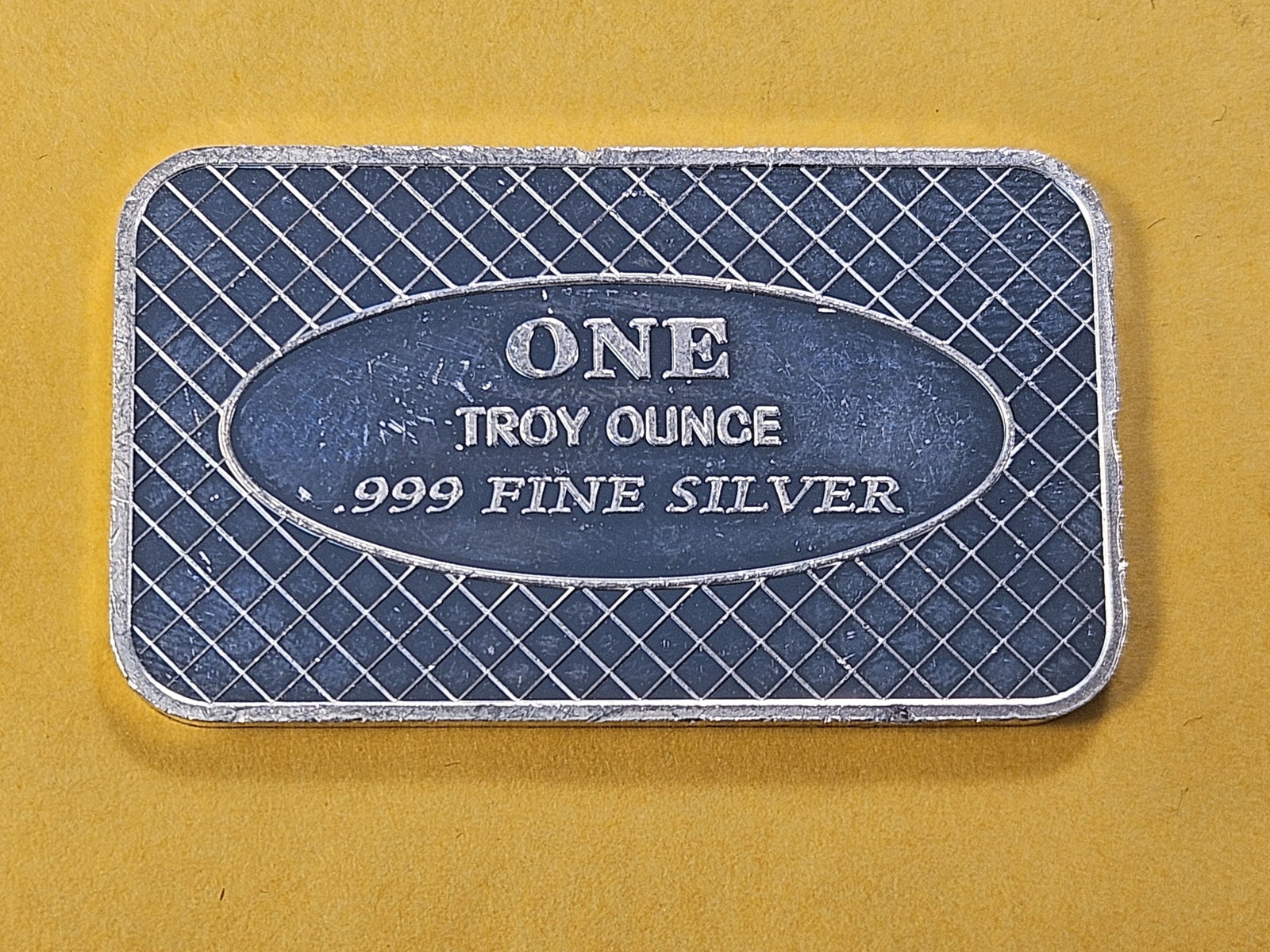 One Troy Ounce .999 Fine Silver Bar - 4