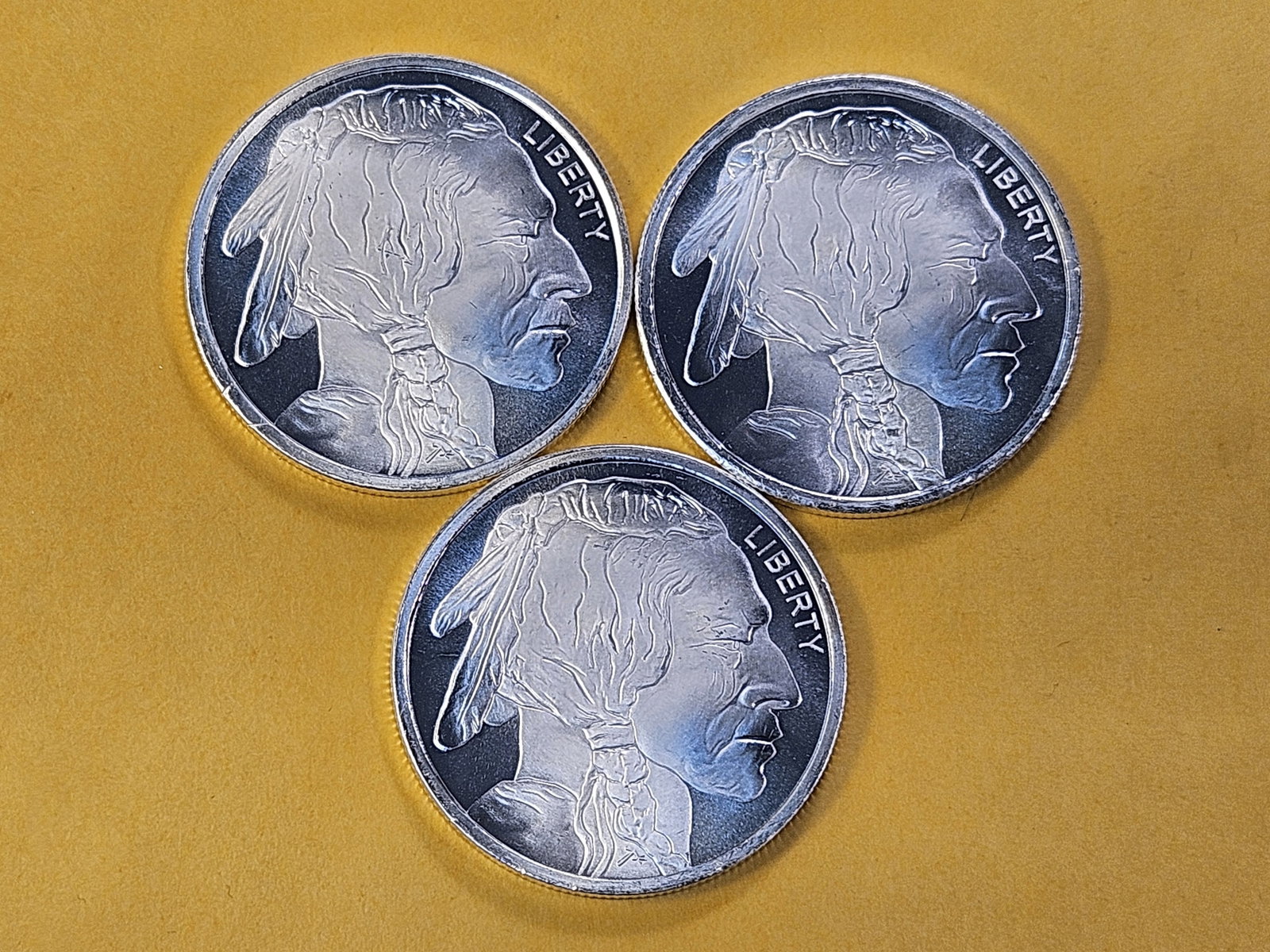 Three 1-Troy Ounce .999 Fine Silver Rounds - 2