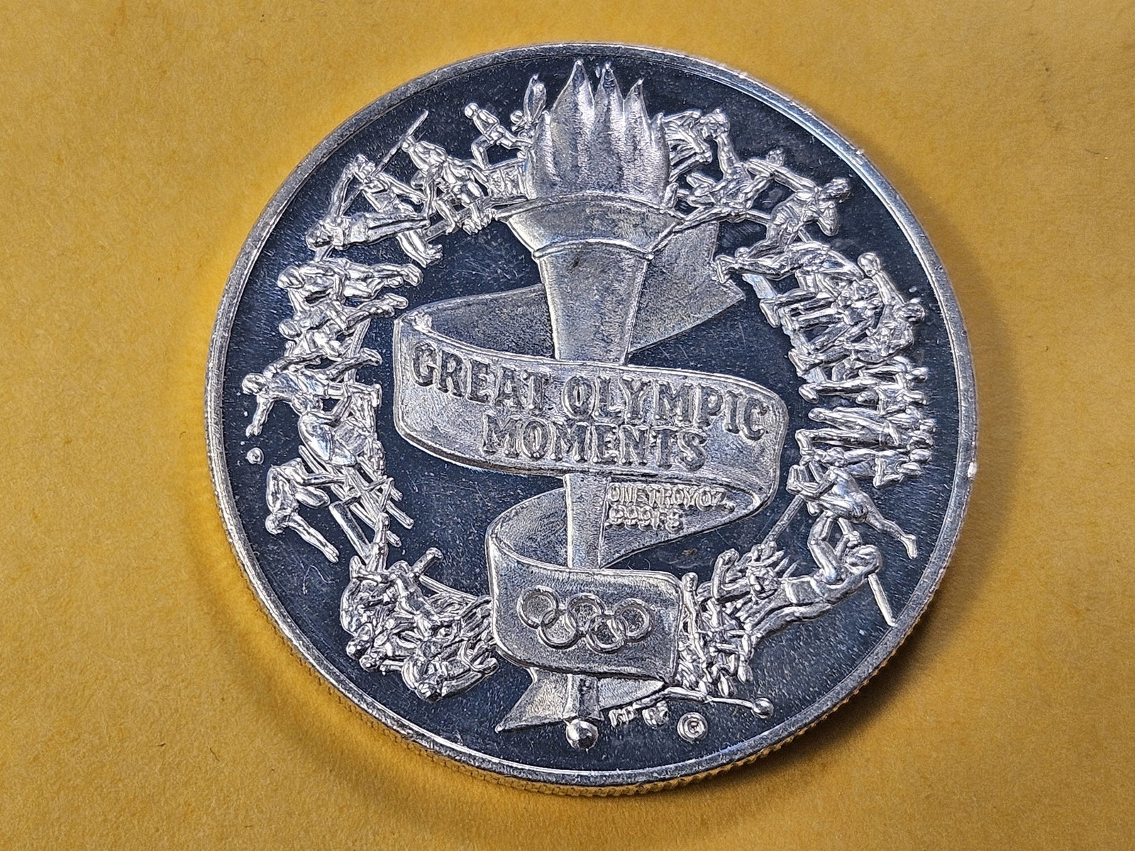 One Troy Ounce .999 Fine Silver Art Round - 4