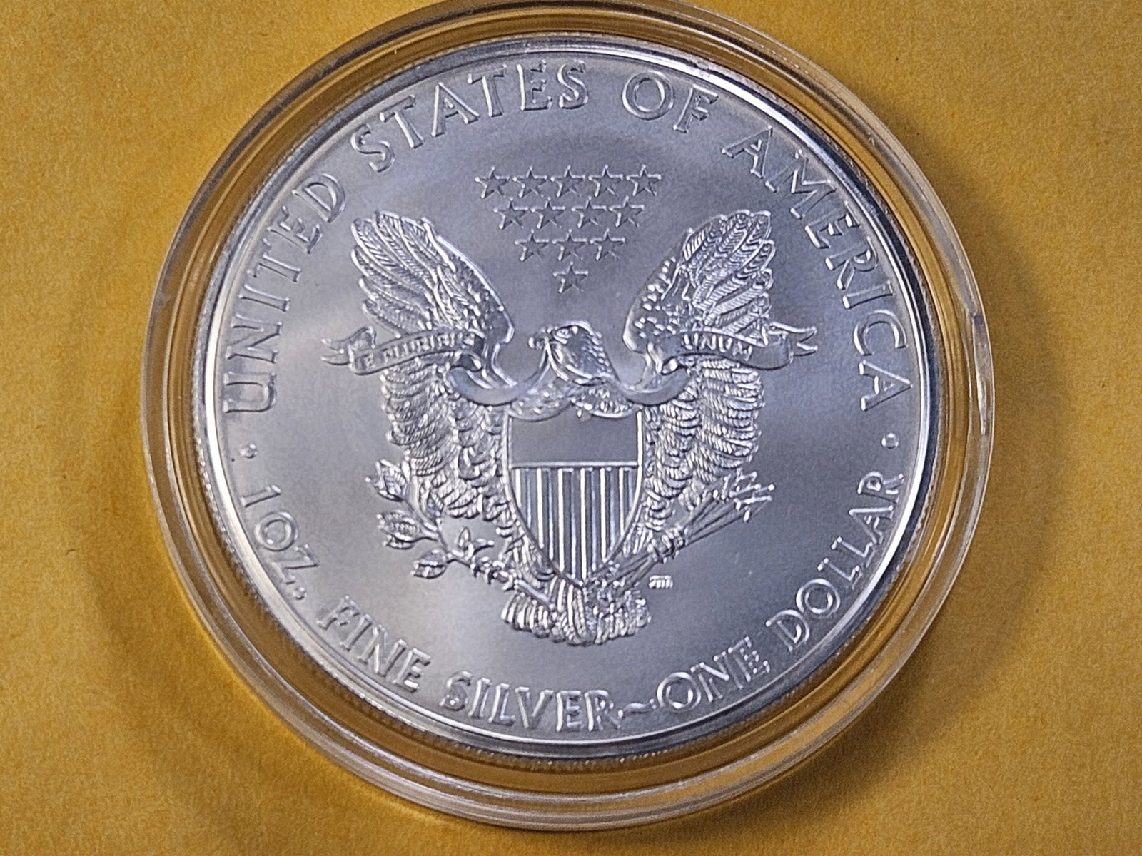 And last but not least, a GEM Brilliant Uncirculated 2008 American Silver Eagle - 2