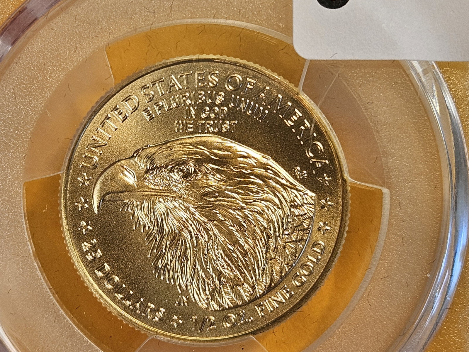 GOLD! PERFECT! PCGS 2024 American $25 Gold Eagle in Mint State 70 (1 of 3)