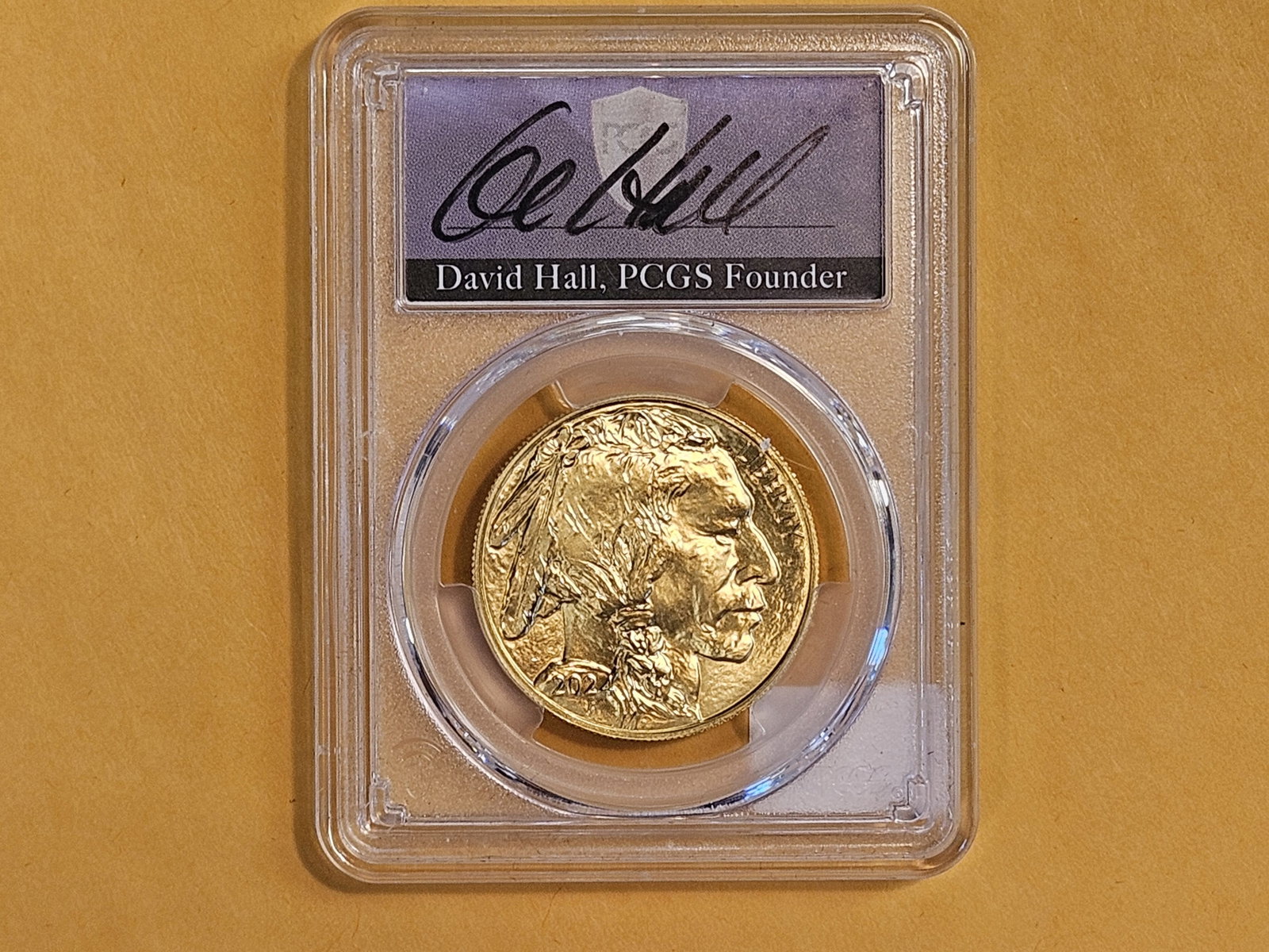 GOLD! PERFECT! PCGS 2024 American $50 Gold BUFFALO in Mint State 70 - 3