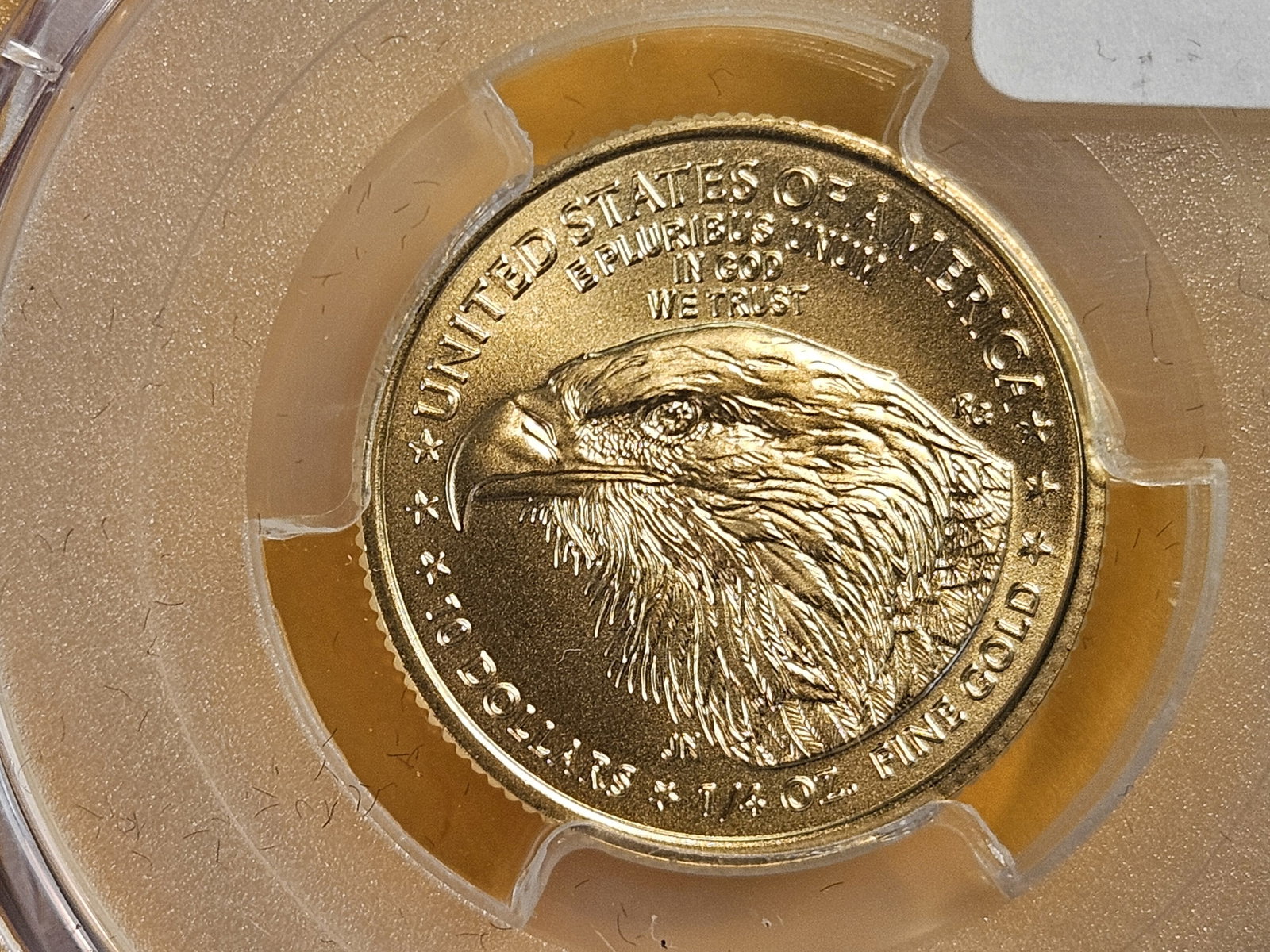 GOLD! PERFECT! PCGS 2023 American $10 Gold Eagle in Mint State 70 (1 of 3)