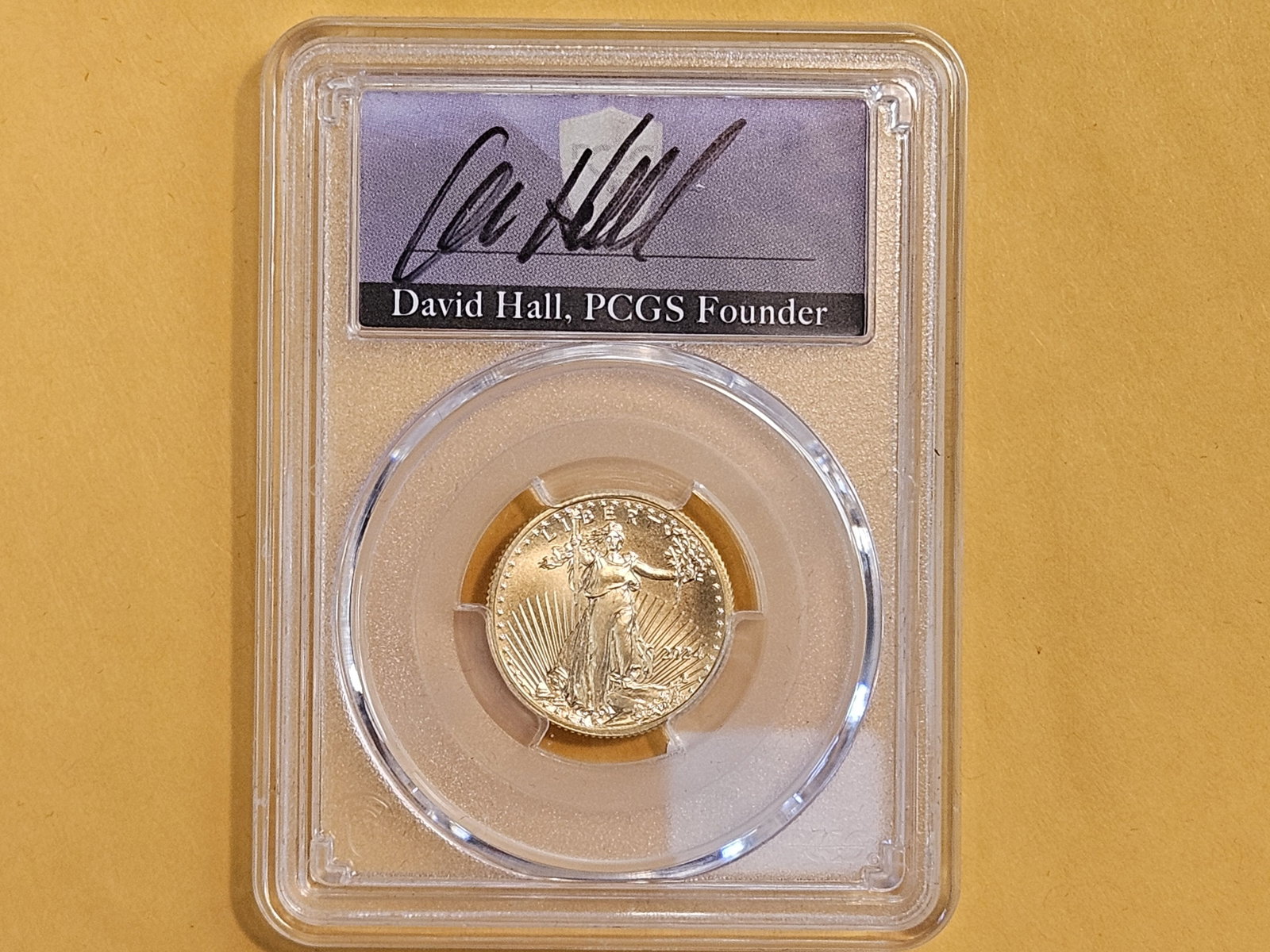 GOLD! PERFECT! PCGS 2024 American $10 Gold Eagle in Mint State 70 - 3