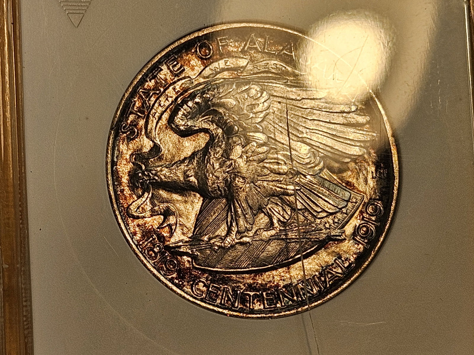 ANACS 1921 ALABAMA Commemorative Silver Half Dollar in Mint State 62 - 11