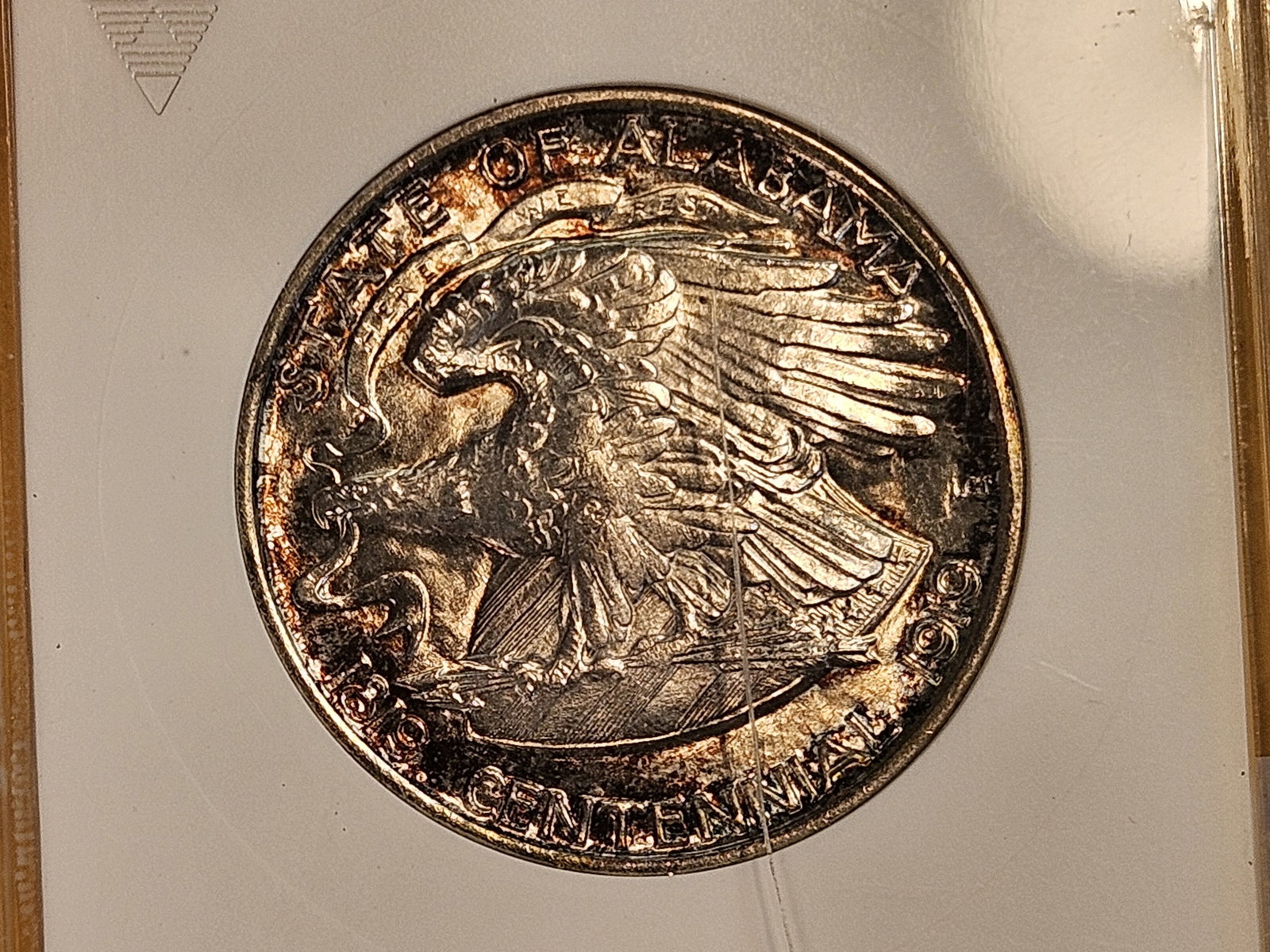 ANACS 1921 ALABAMA Commemorative Silver Half Dollar in Mint State 62 - 12