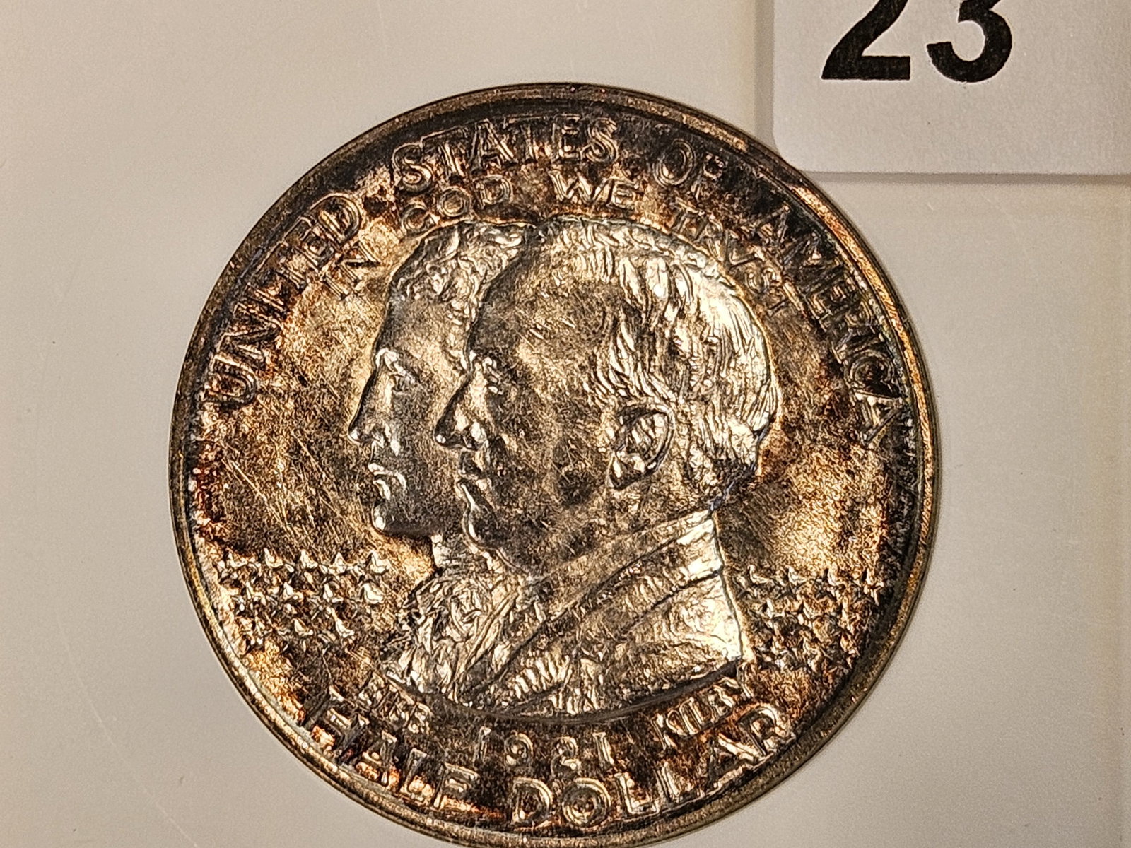 ANACS 1921 ALABAMA Commemorative Silver Half Dollar in Mint State 62 (1 of 13)