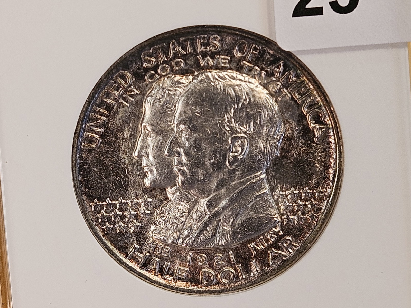 ANACS 1921 ALABAMA Commemorative Silver Half Dollar in Mint State 62 - 7