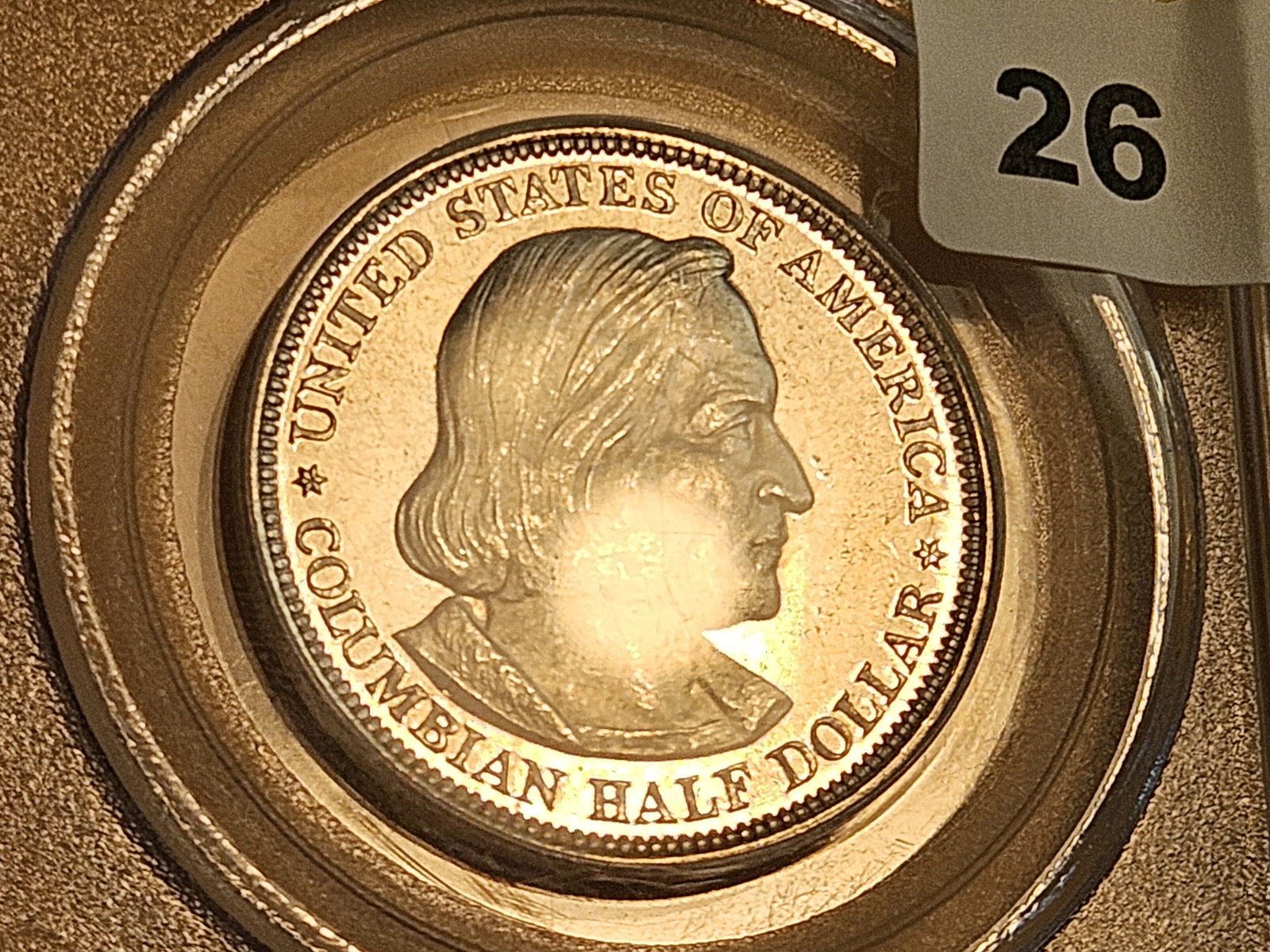PCGS 1893 Columbian silver Half Dollar in Mint State 63 - 3