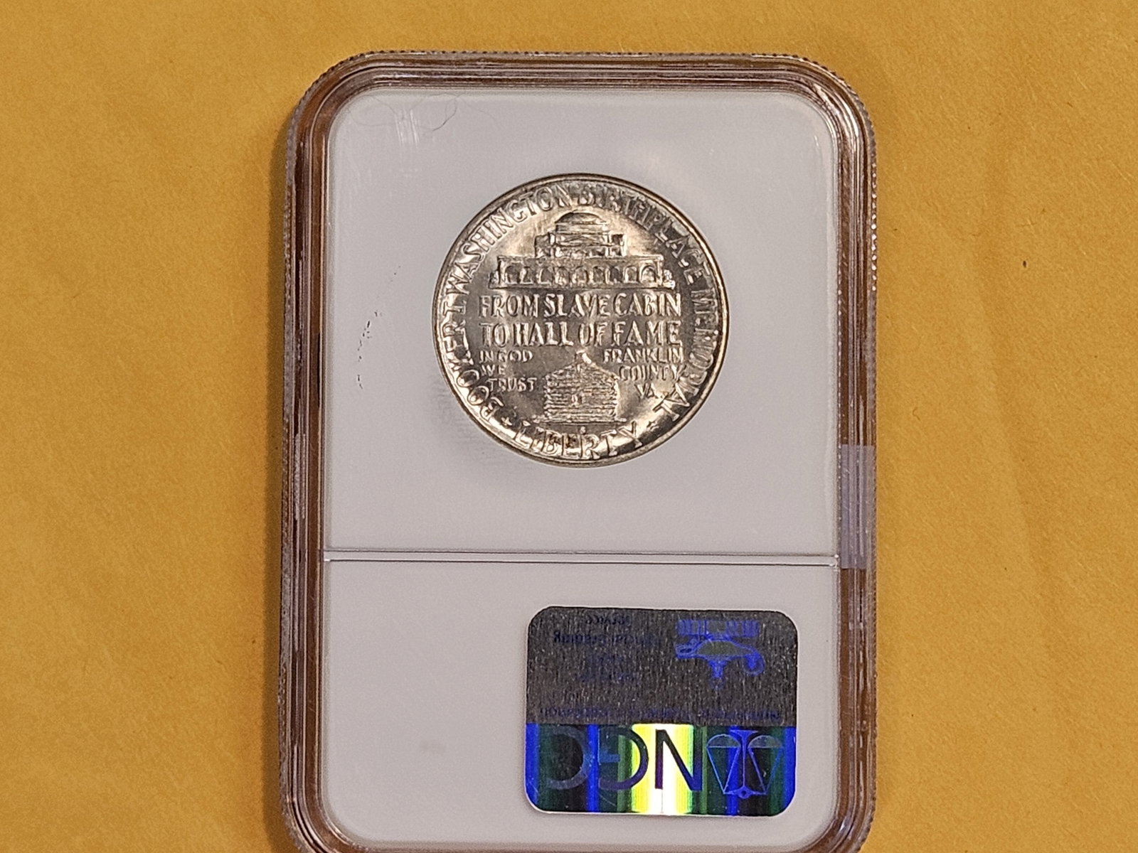 GEM! NGC 1951-S Booker T Washington Commemorative Silver Half Dollar in Mint State 65 - 3