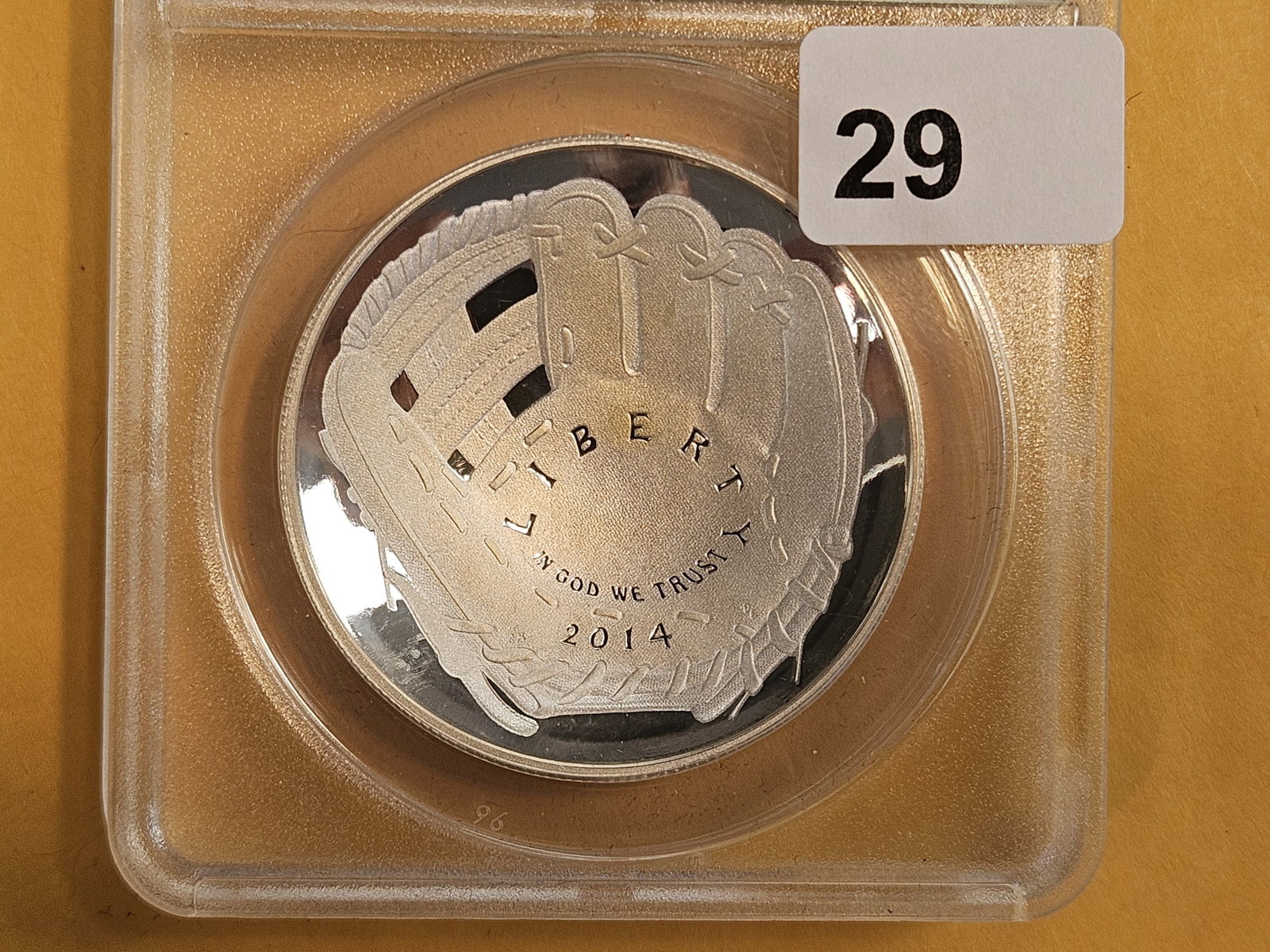 PERFECT! ANACS 2014-P Commemorative Silver Dollar in Proof 70 Deep Cameo: Perfect Grade! National Baseball Hall of Fame