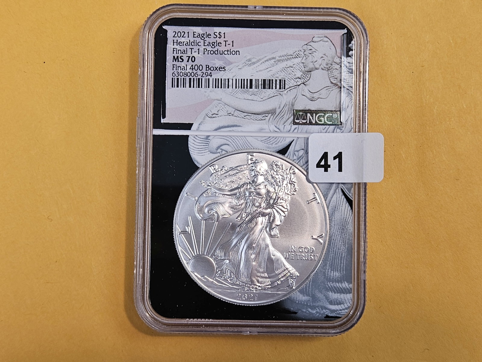 PERFECT! NGC 2021 American Silver Eagle in Mint State 70: Perfect Grade