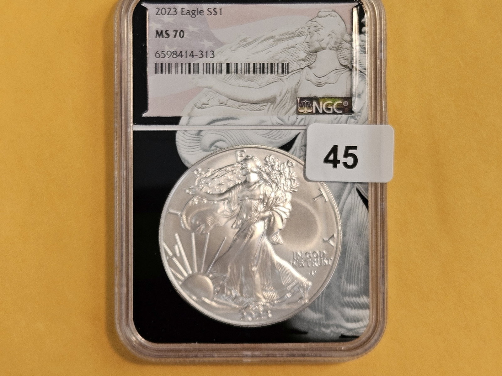 PERFECT! NGC 2023 American Silver Eagle in Mint State 70: Perfect Grade