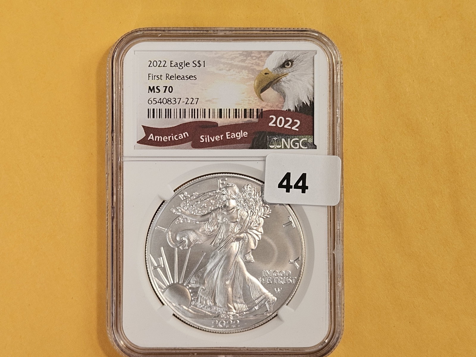 PERFECT! NGC 2022 American Silver Eagle in Mint State 70: Perfect Grade