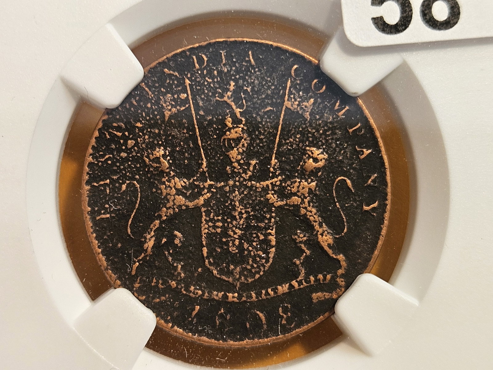 NGC 1808 East India Company 10 cash (1 of 4)
