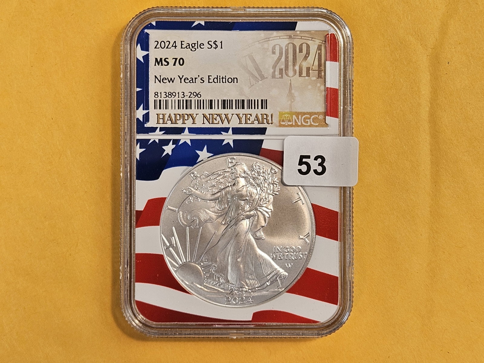 PERFECT! NGC 2024 American Silver Eagle in Mint State 70: Perfect Grade