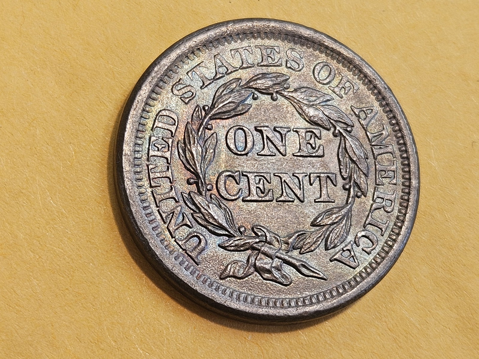 * Choice Brown Uncirculated 1855 Braided Hair Large Cent - 10