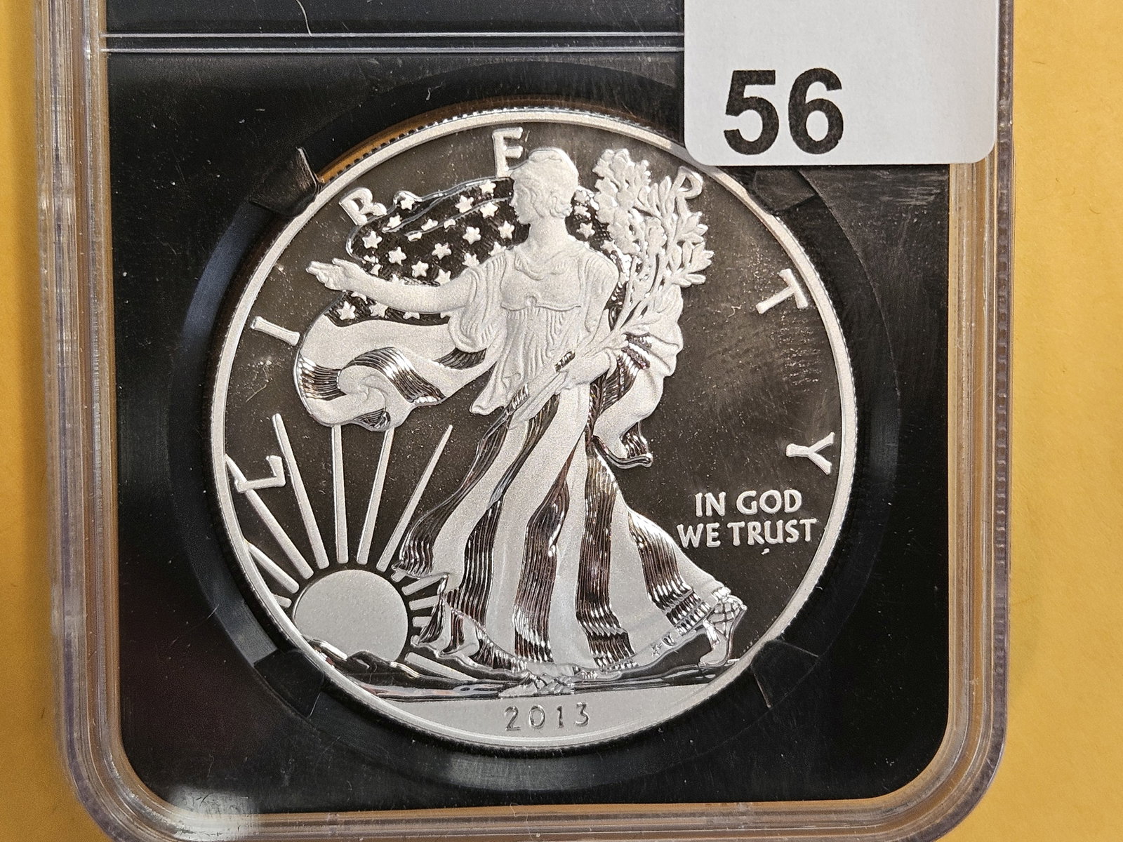 PERFECT! NGC 2013-W American Silver Eagle in Specimen 70: Perfect Grade! Enhanced Finish