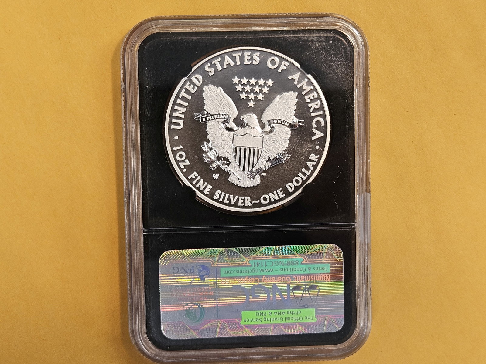 PERFECT! NGC 2013-W American Silver Eagle in Specimen 70 - 3