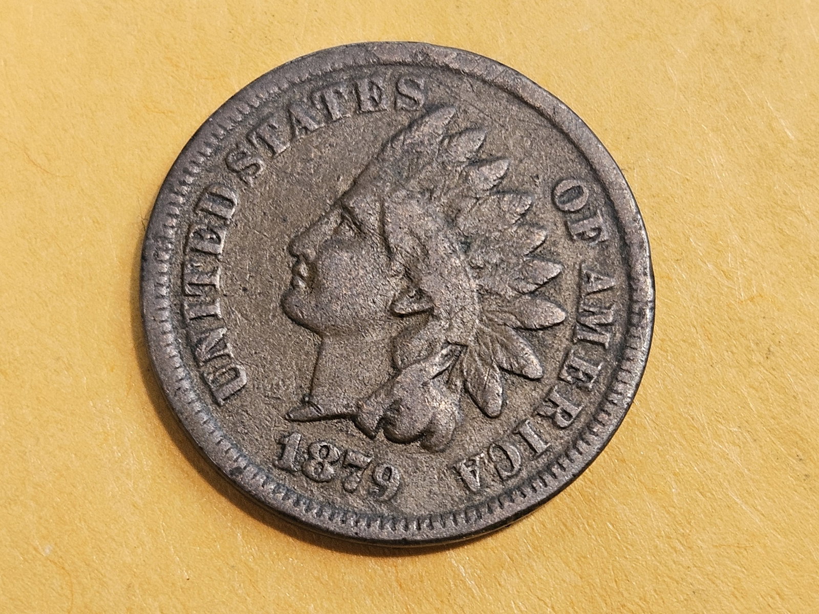 1879 Indian Cent in Very Fine: Nice brown color