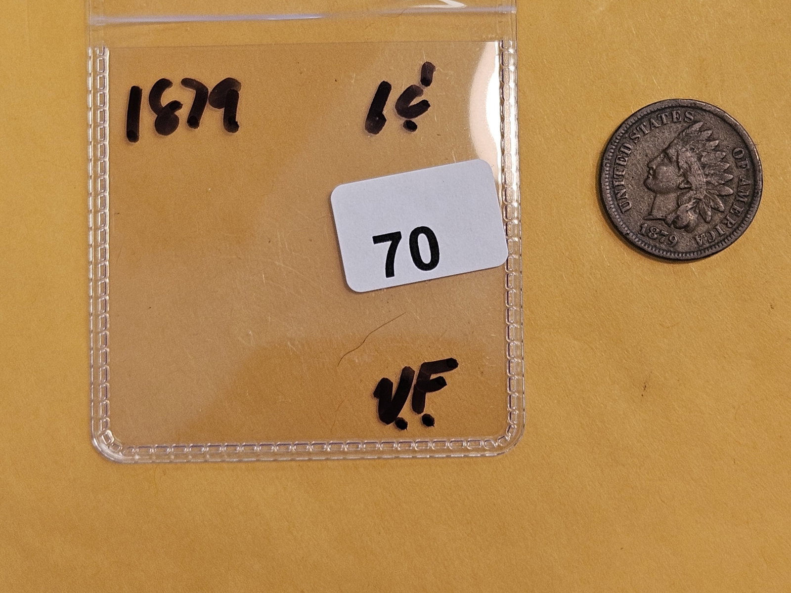 1879 Indian Cent in Very Fine - 2