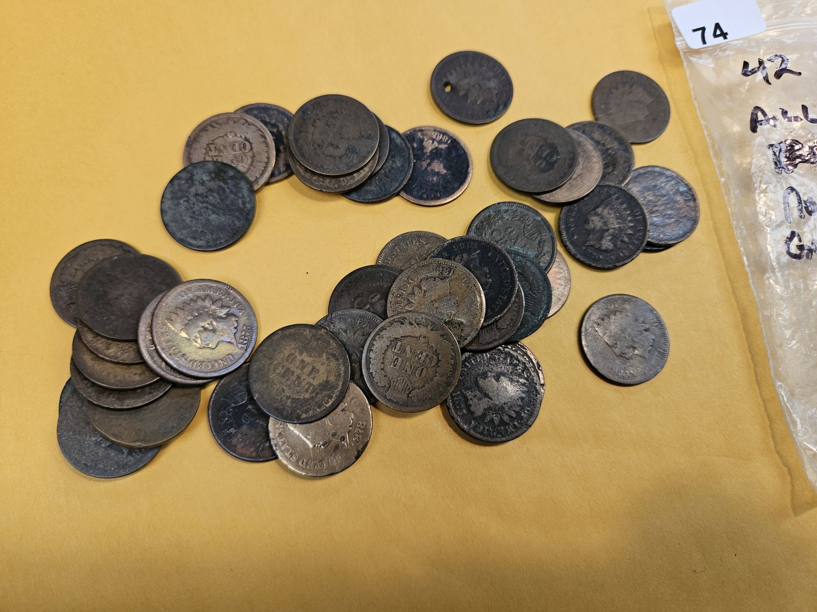 Forty-two Indian Cents - 2