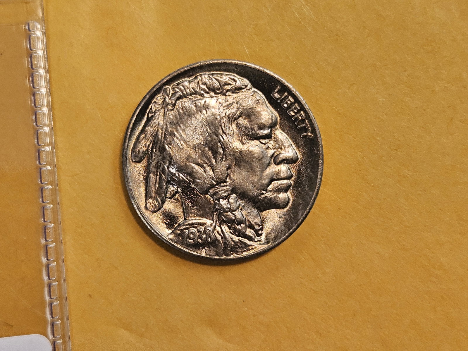 * GEM Brilliant Uncirculated 1938-D Buffalo Nickel - 4