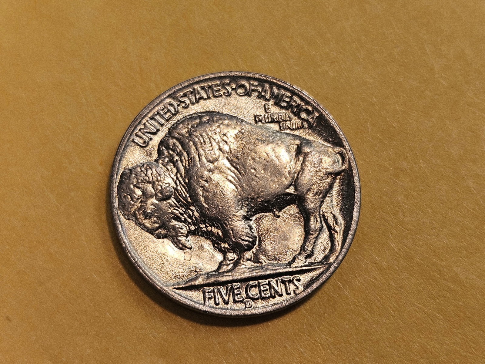 * GEM Brilliant Uncirculated 1938-D Buffalo Nickel - 5