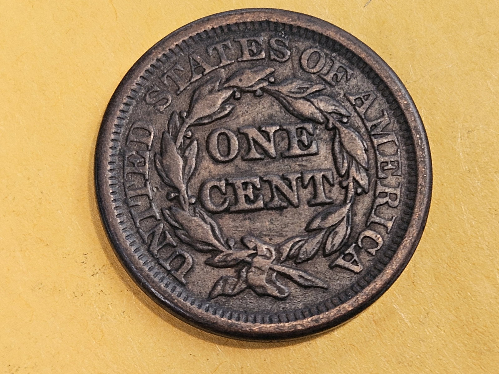 1846 Braided Hair Large cent in Very Fine - 30 - 3