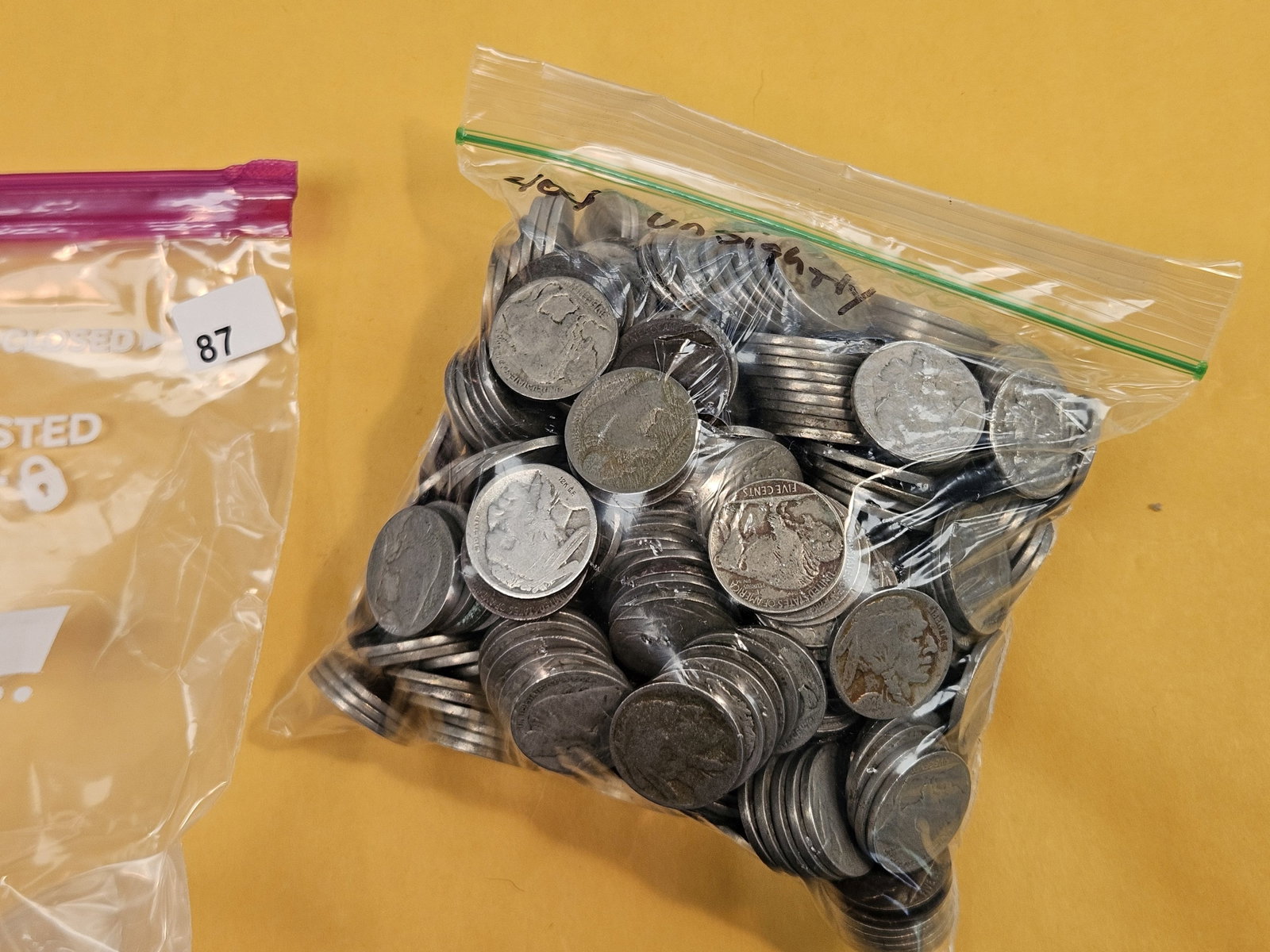 FOUR HUNDRED and four Buffalo Nickels: Unsightly…..according to the dealer