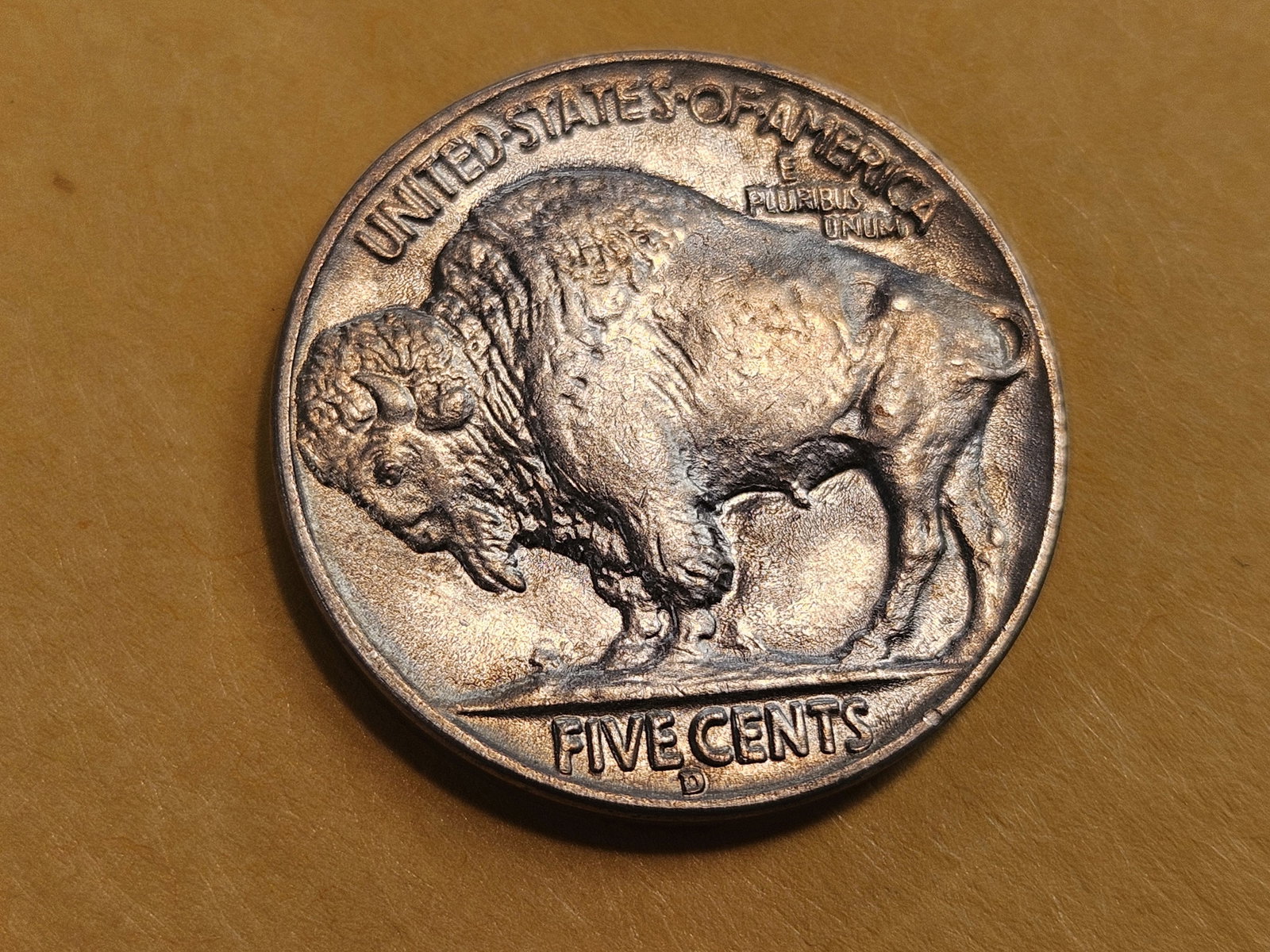 Choice Brilliant Uncirculated 1937-D Buffalo Nickel - 4