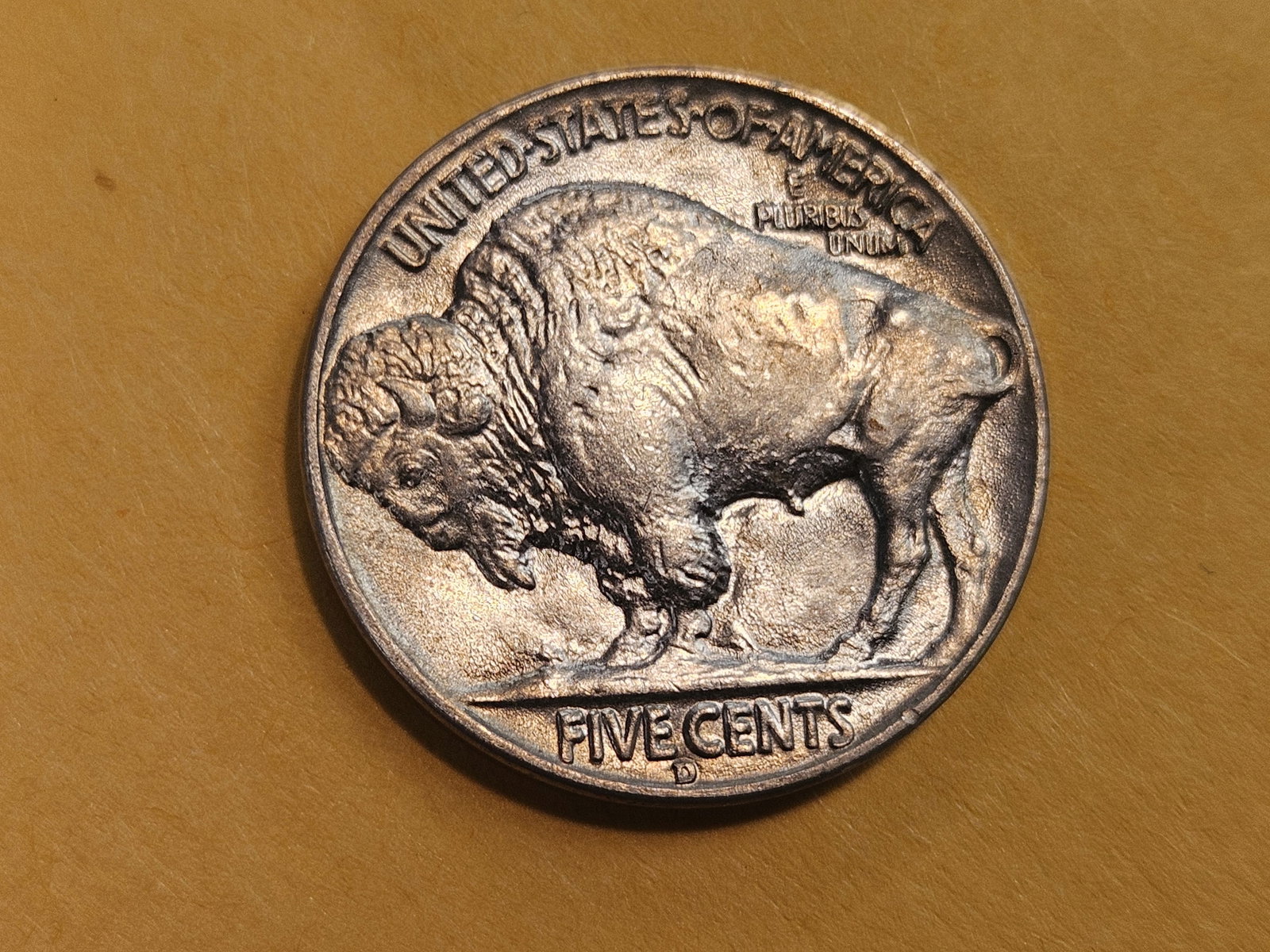 Choice Brilliant Uncirculated 1937-D Buffalo Nickel - 5