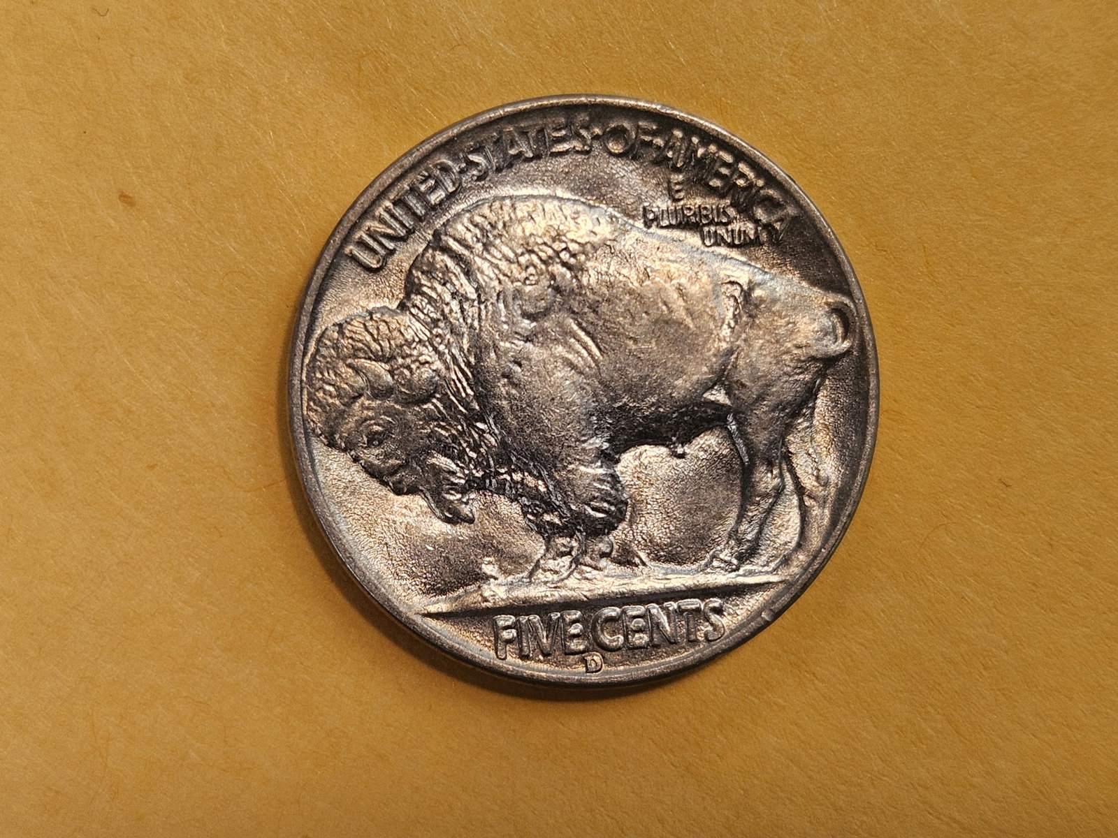 Choice Brilliant Uncirculated 1937-D Buffalo Nickel - 6