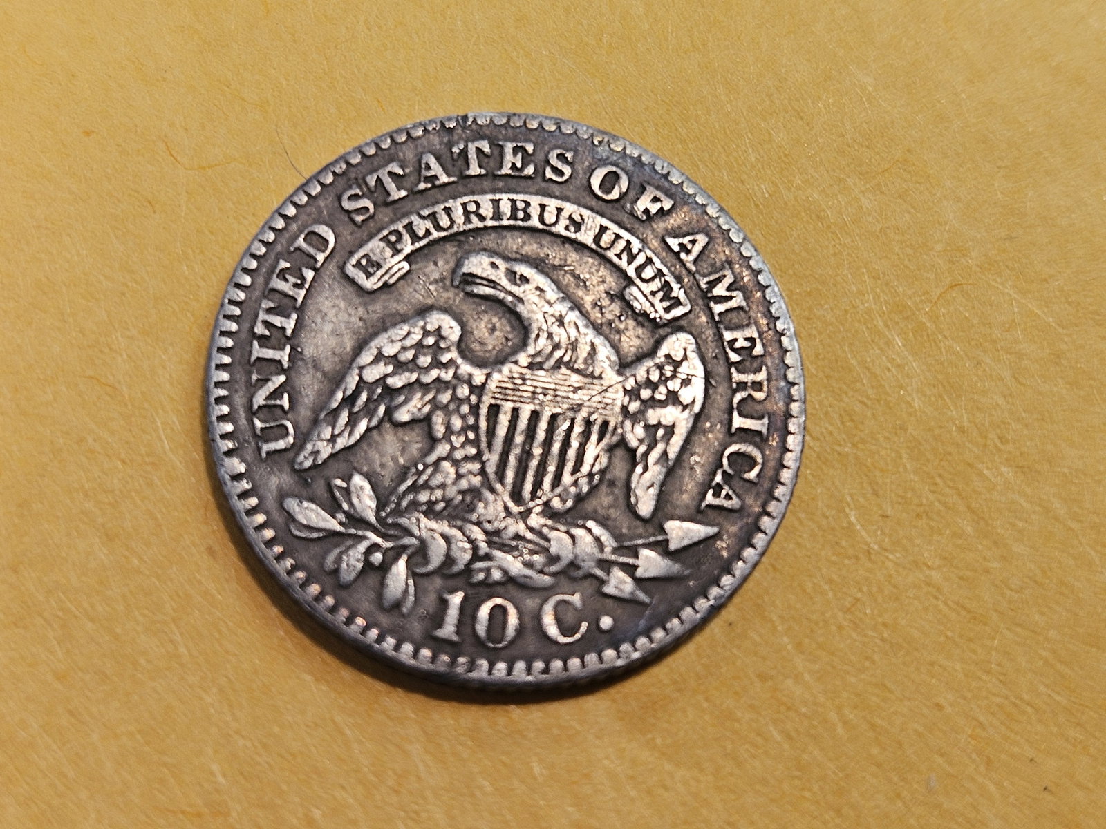 * 1827 Capped Bust silver Dime in Extra Fine - 5