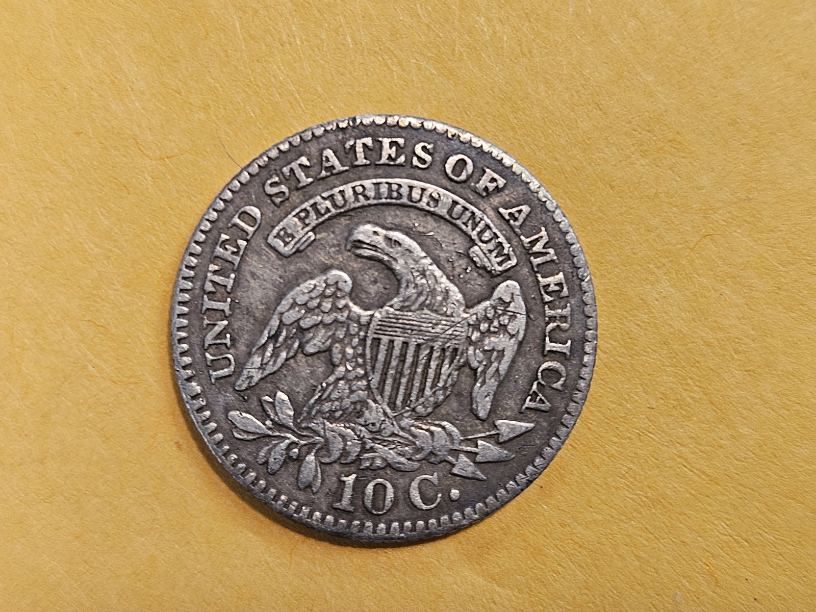 * 1827 Capped Bust silver Dime in Extra Fine - 6