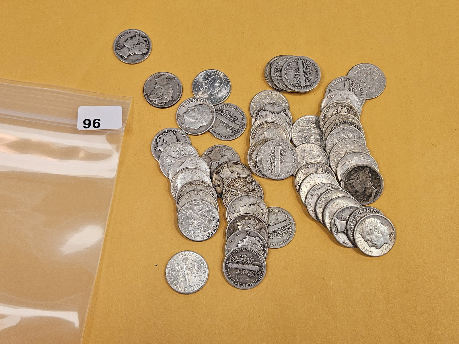 Fifty mixed silver Dimes - 2