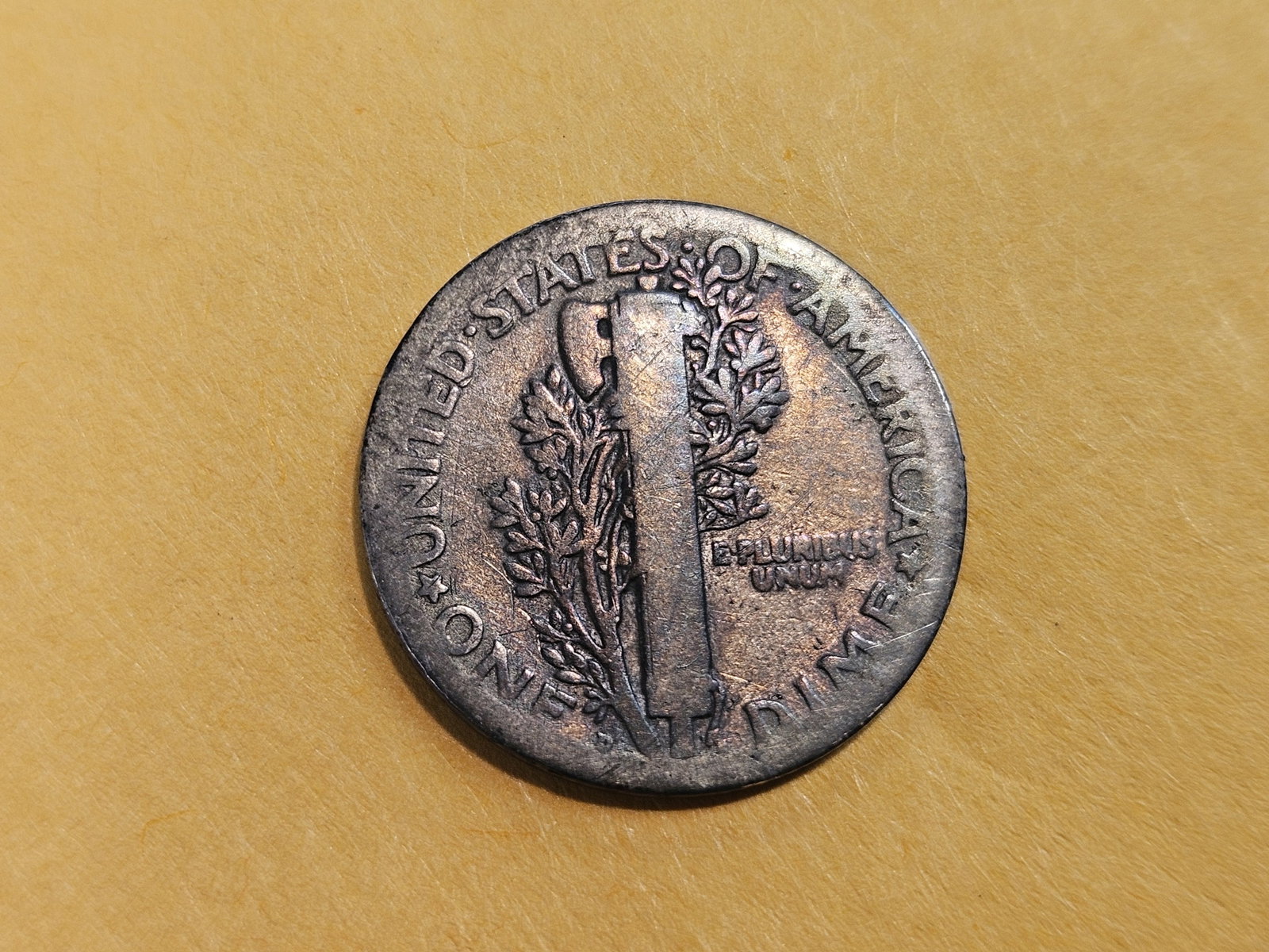 KEY Date 1921-D Mercury Dime - 3