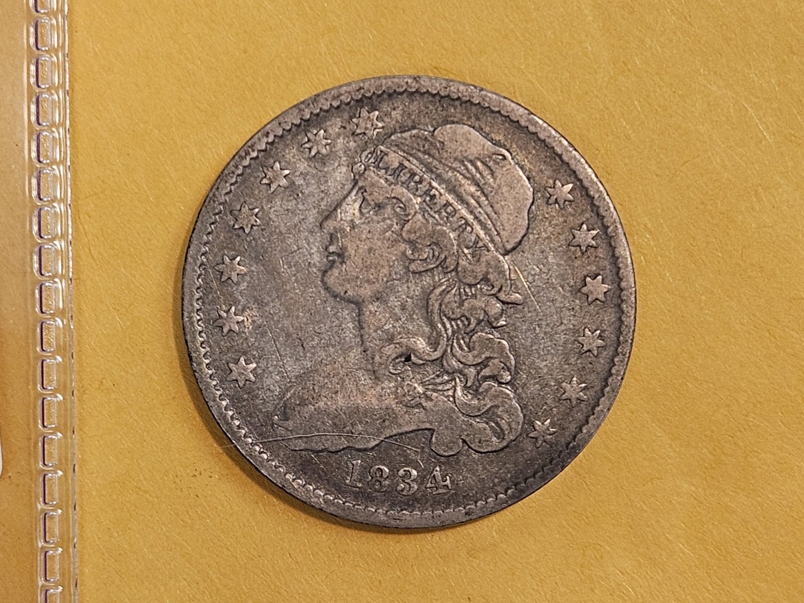 Better 1834 Capped Bust Quarer in Very Fine - 3
