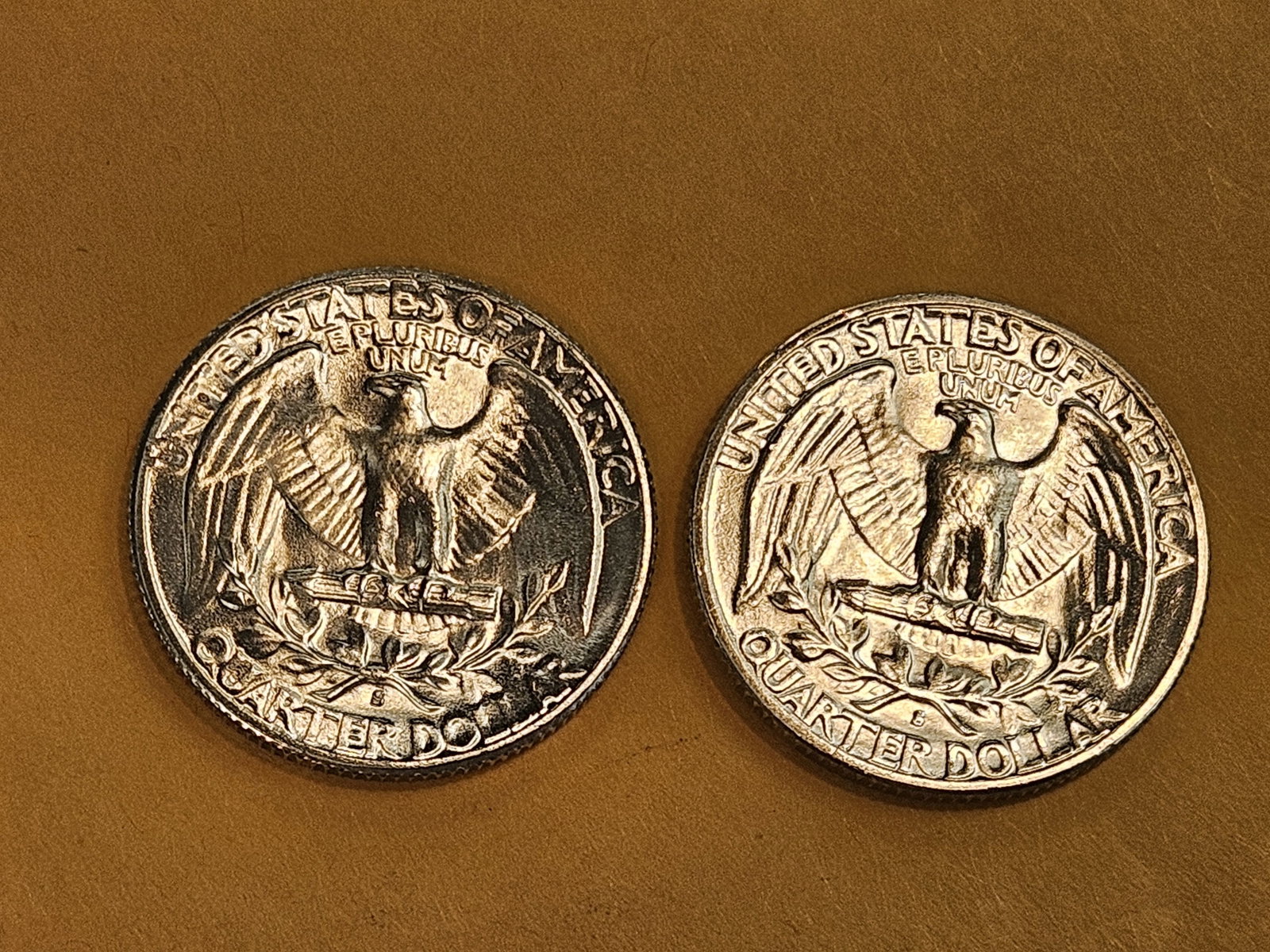 Two GEM Brilliant Uncirculated 1954-S Washington Quarters - 4