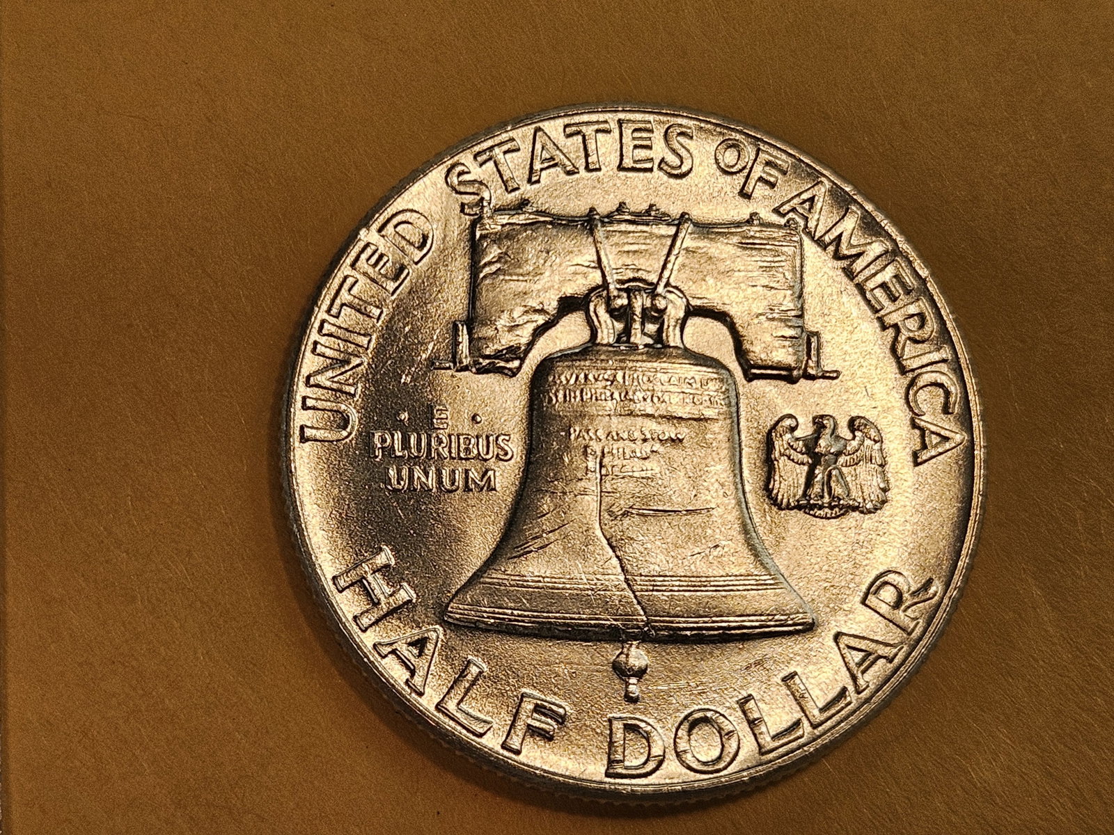 Choice Brilliant Uncirculated 1949 Franklin Half Dollar FBL - 3